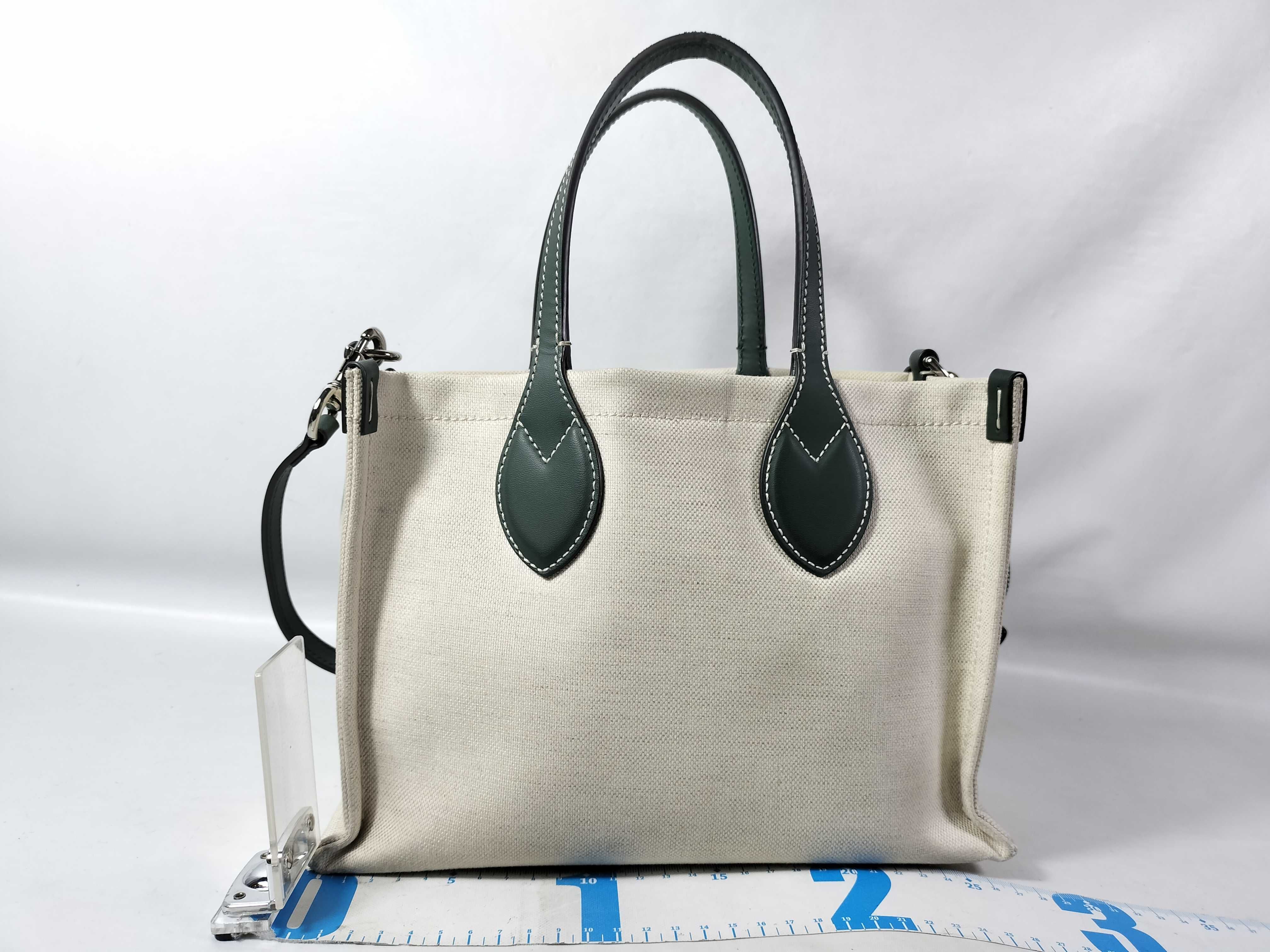 GG Canvas Gucci Print Handbag 2-way Shoulder Bag Leather Canvas GG Pattern Handbag — view 2