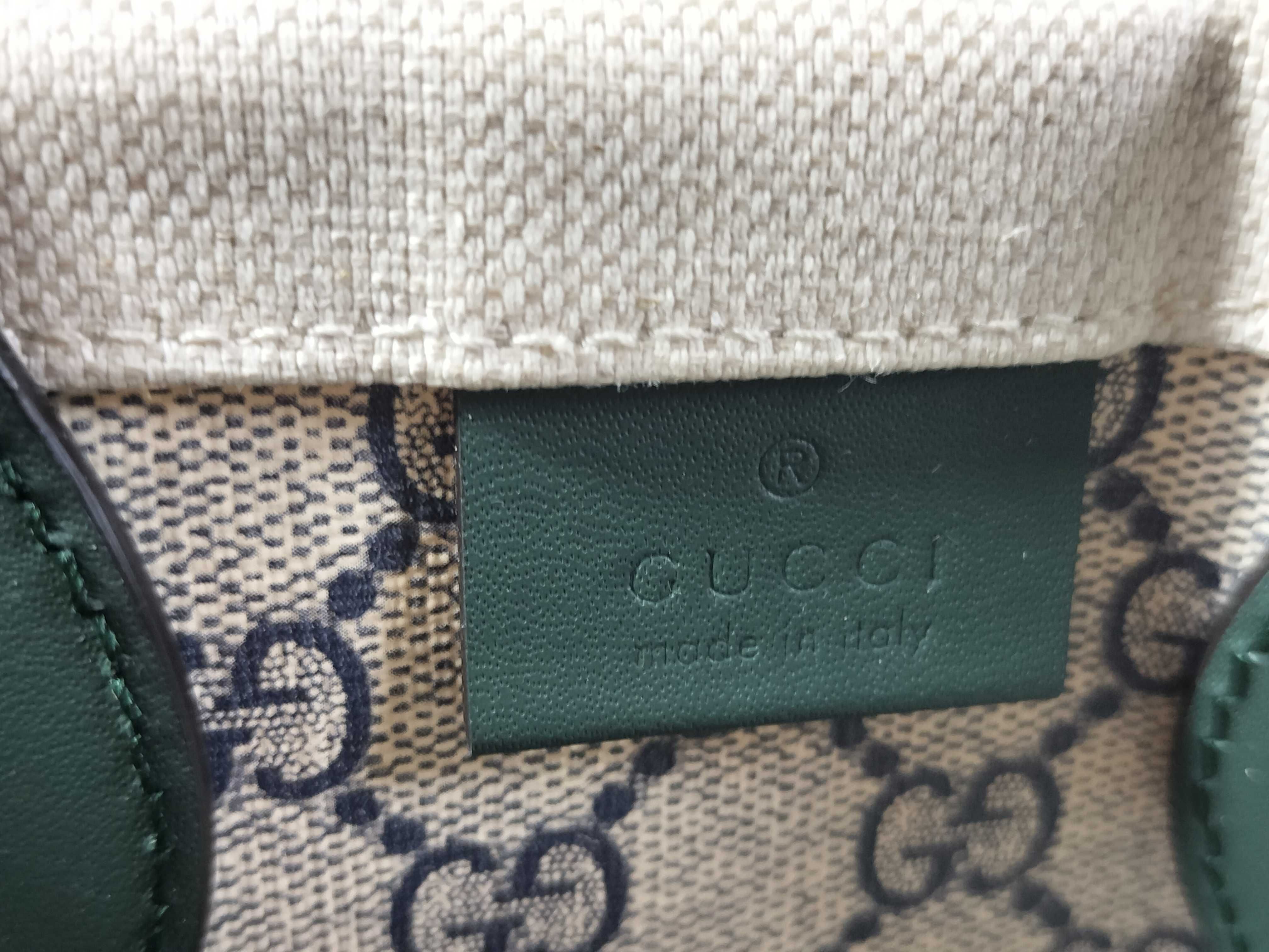 GG Canvas Gucci Print Handbag 2-way Shoulder Bag Leather Canvas GG Pattern Handbag — view 9