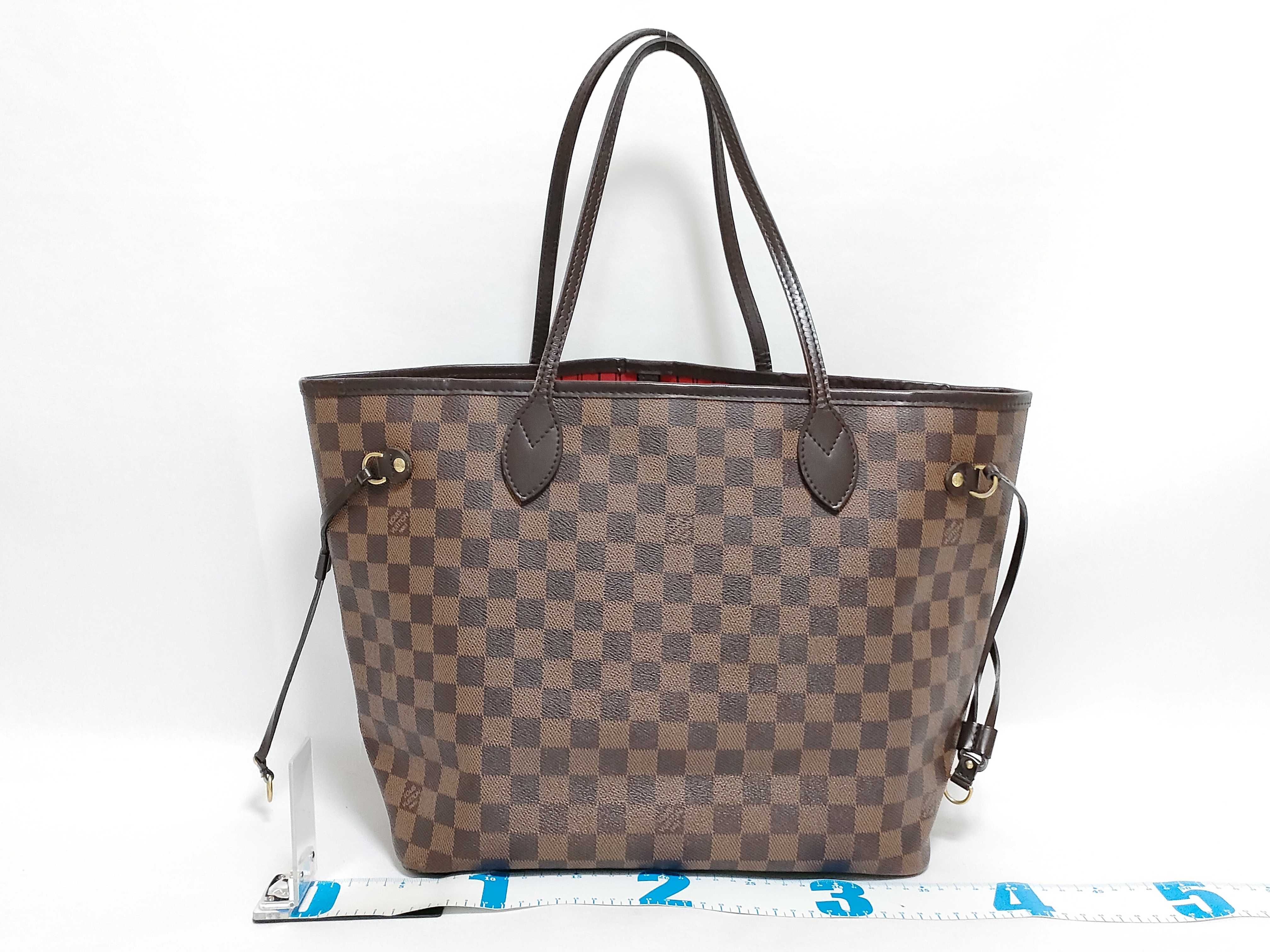 Damier N51105 Damier Neverfull MM Tote Bag — view 2
