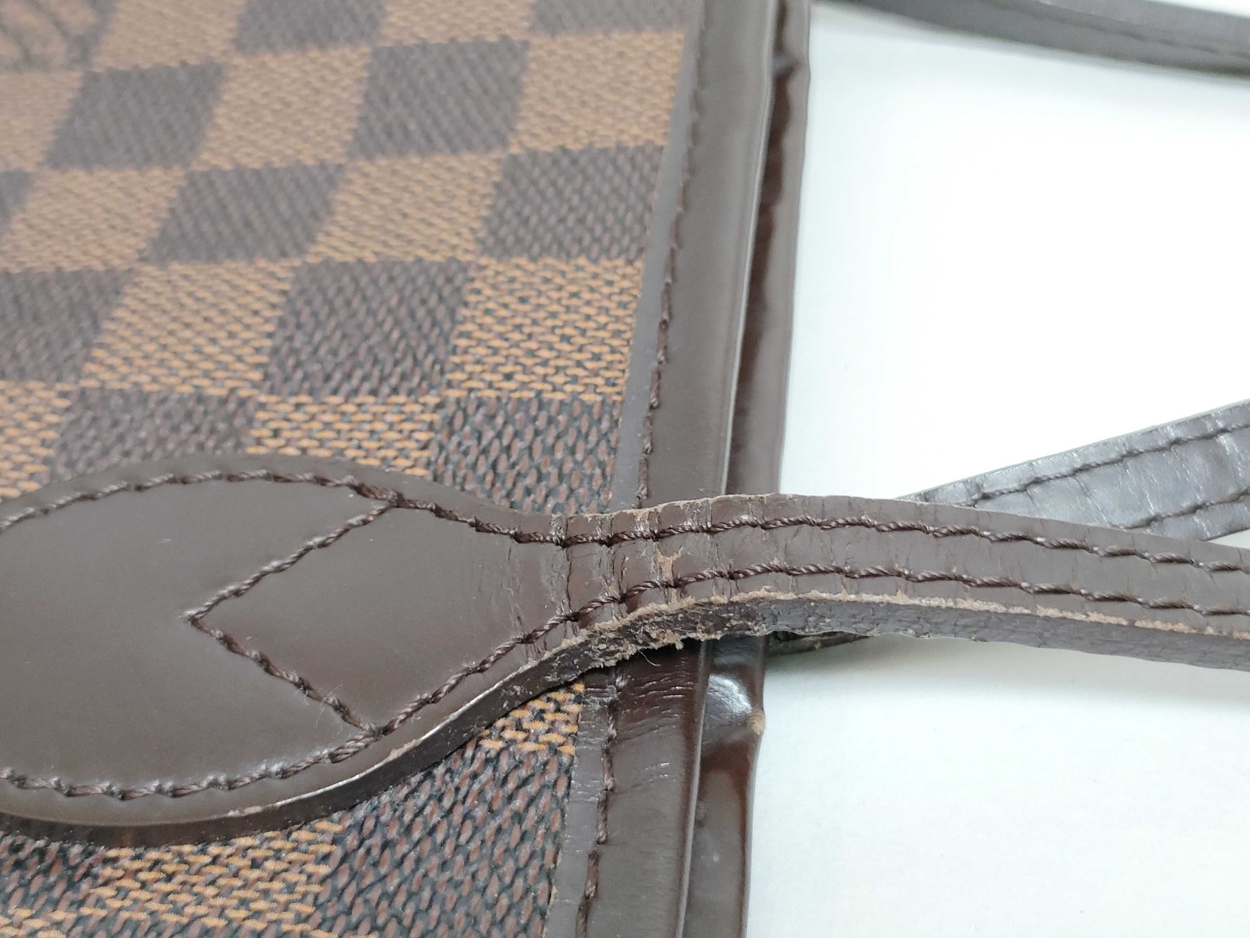 Damier N51105 Damier Neverfull MM Tote Bag — view 14