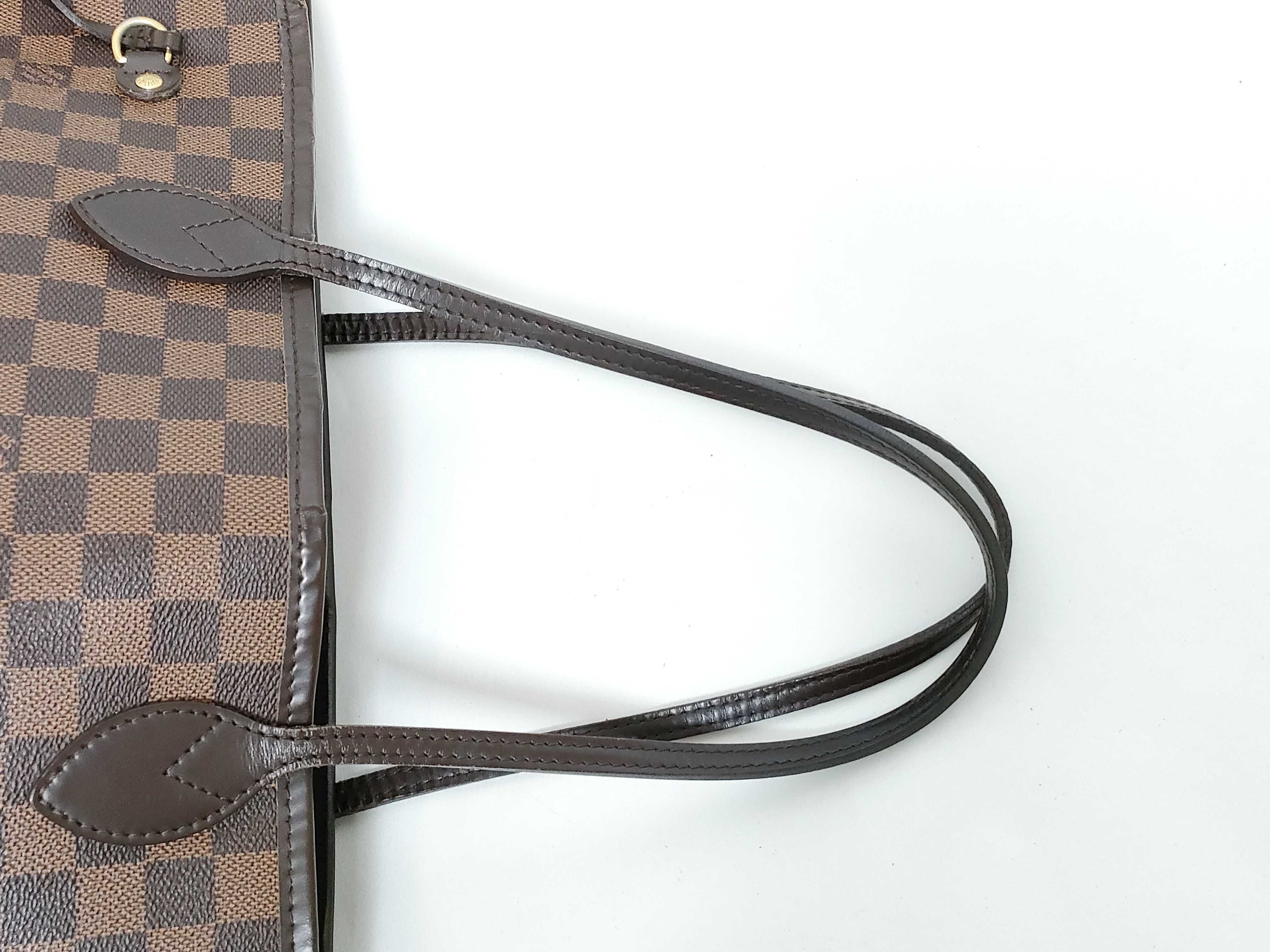 Damier N51105 Damier Neverfull MM Tote Bag — view 3