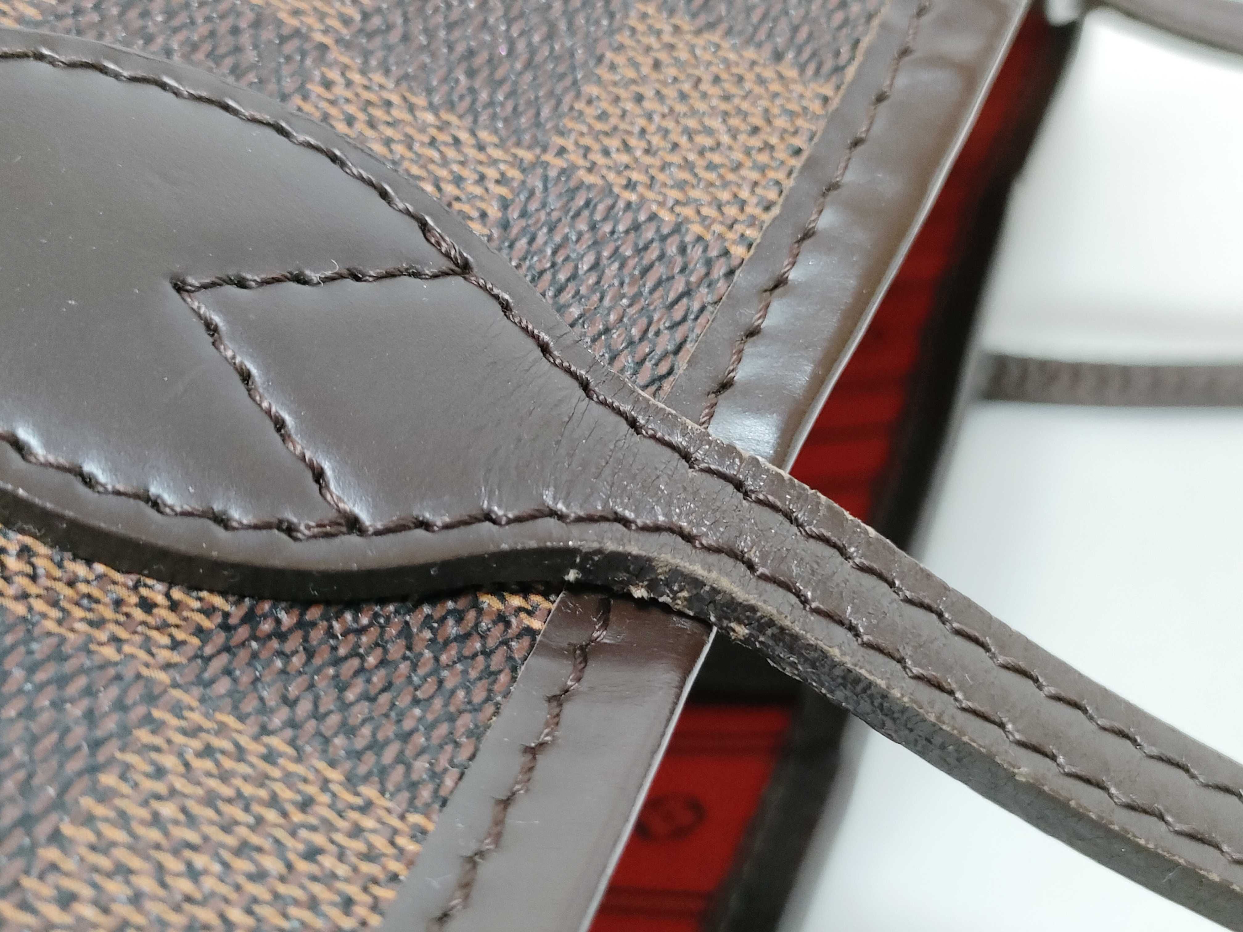 Damier N51105 Damier Neverfull MM Tote Bag — view 5