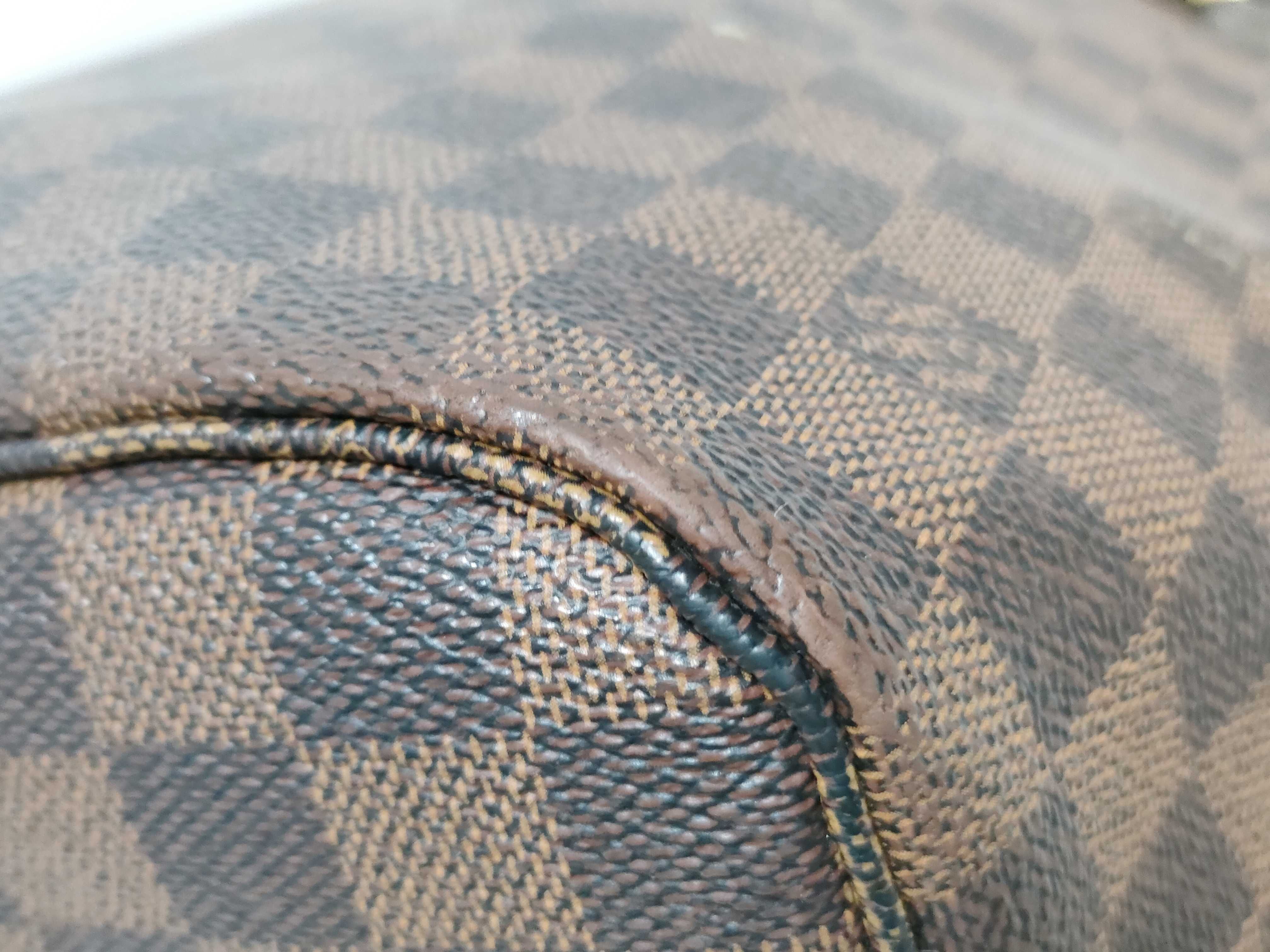 Damier N51105 Damier Neverfull MM Tote Bag — view 6