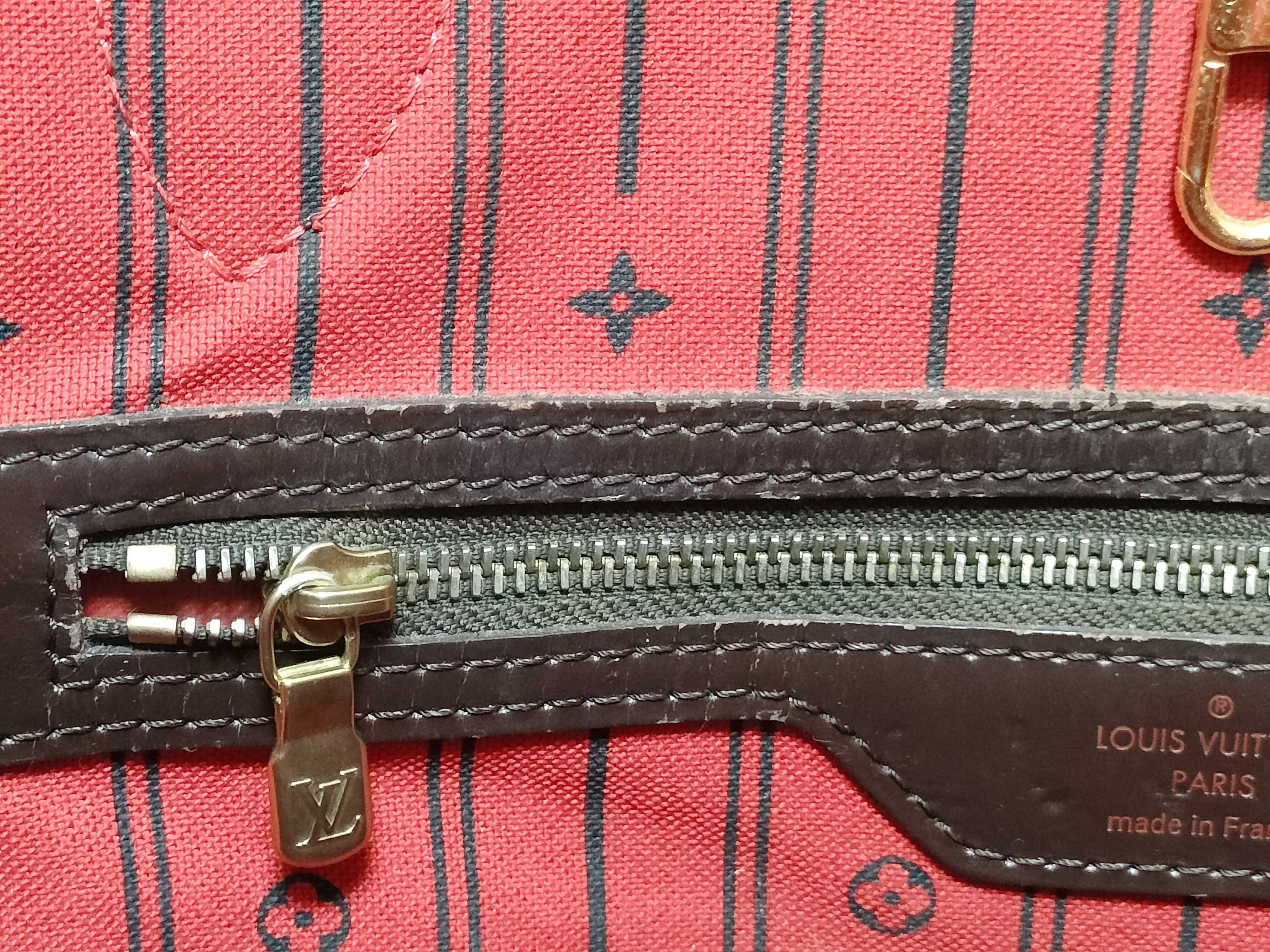 Damier N51105 Damier Neverfull MM Tote Bag — view 9