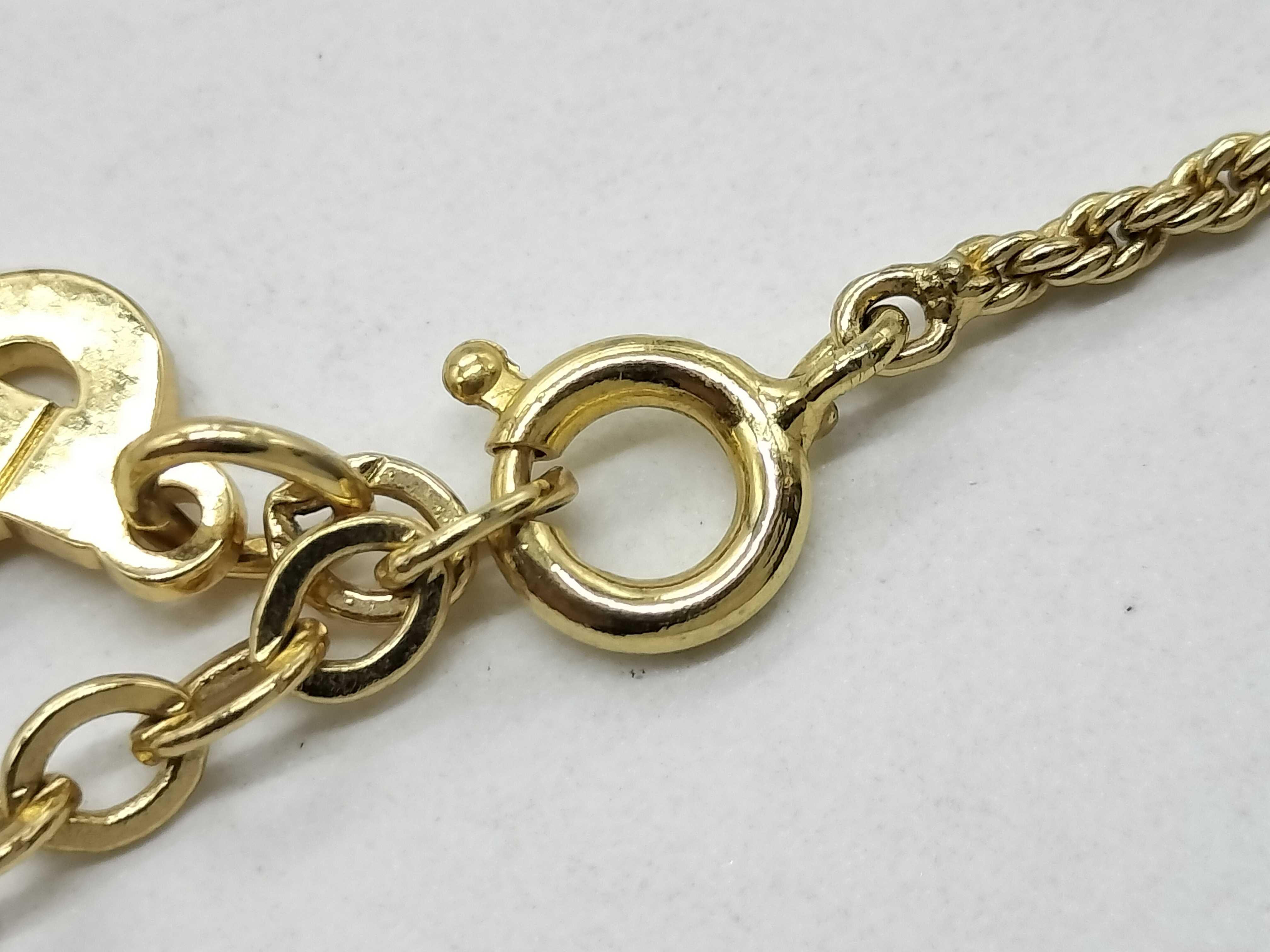 CD logo necklace — view 4