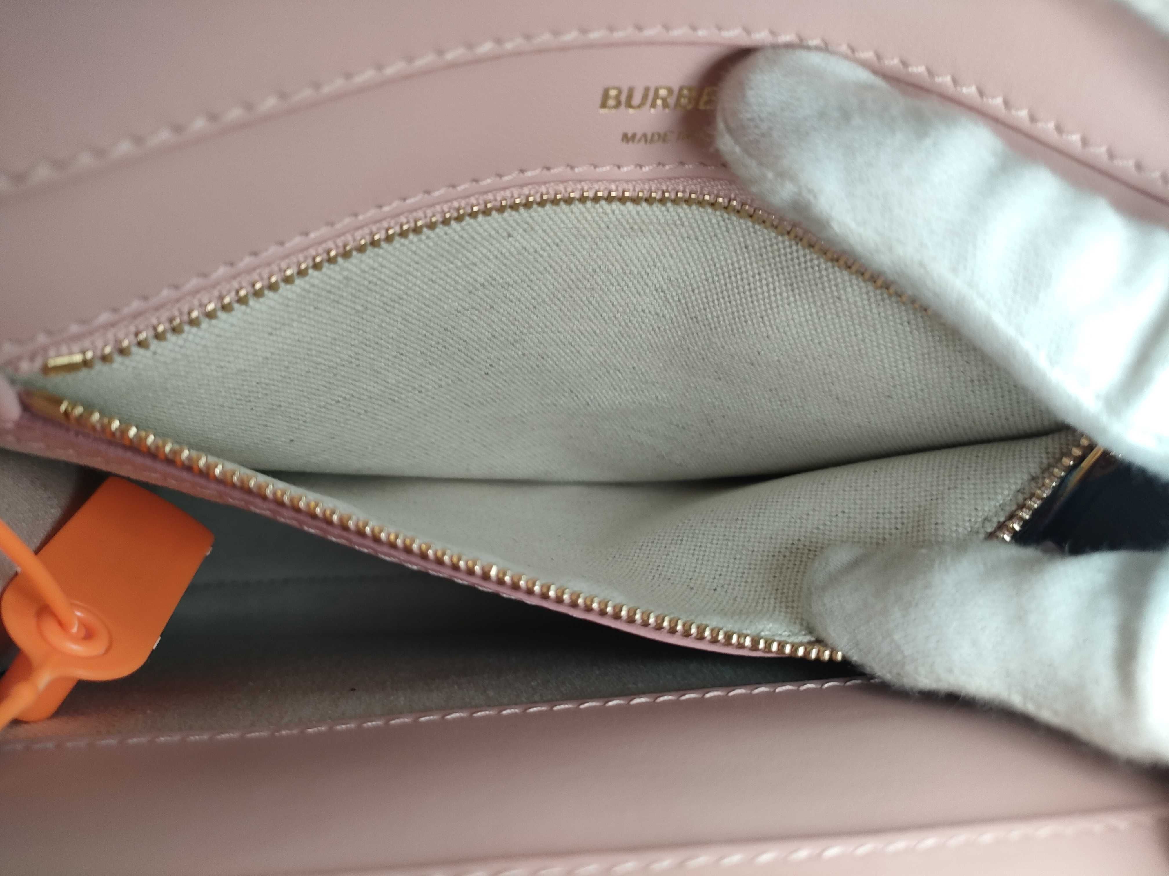 KR - Mini Two Tone canvas x leather 2-way Handbag Pink - Grade N Handbag — view 13