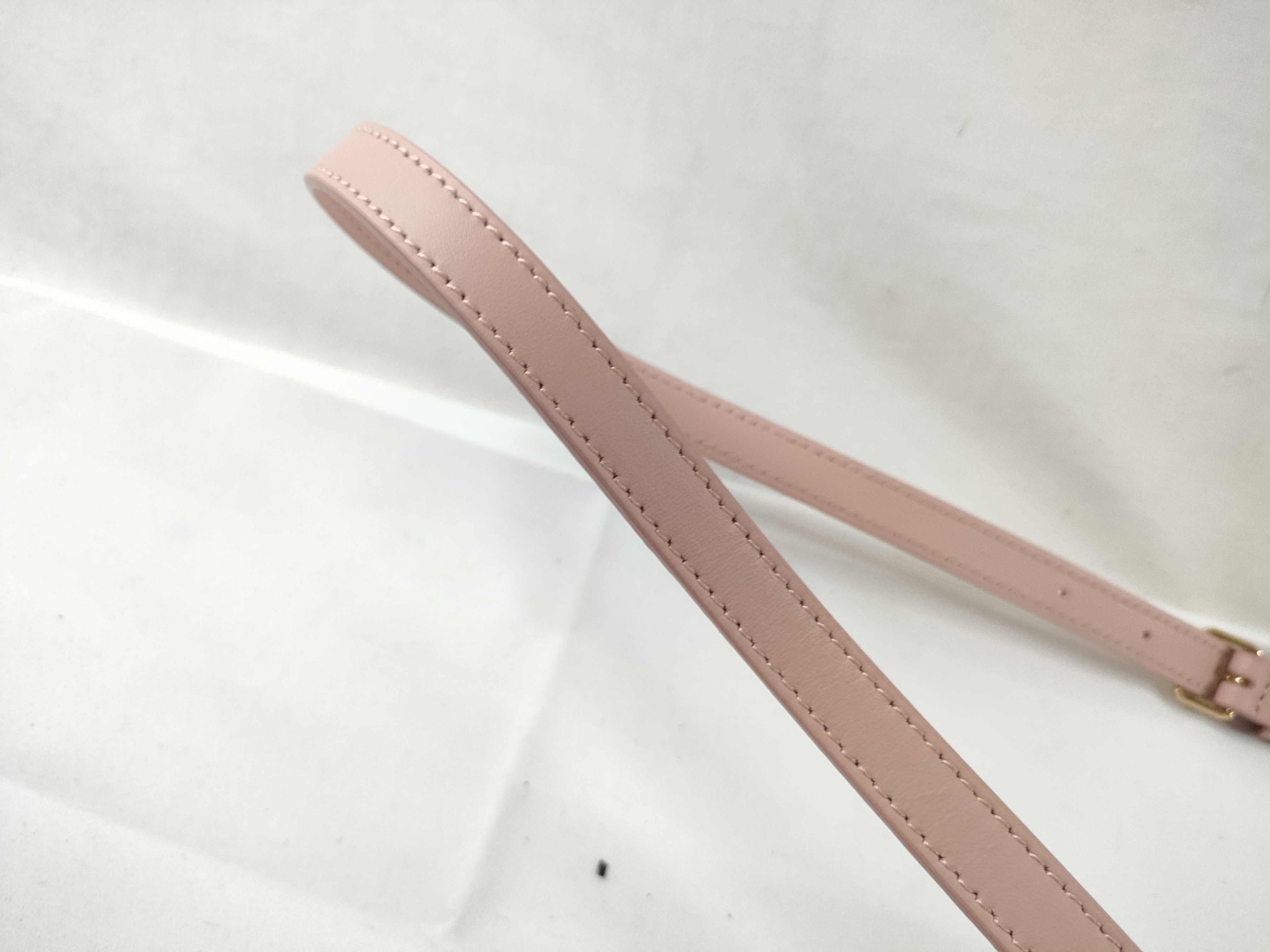 KR - Mini Two Tone canvas x leather 2-way Handbag Pink - Grade N Handbag — view 7