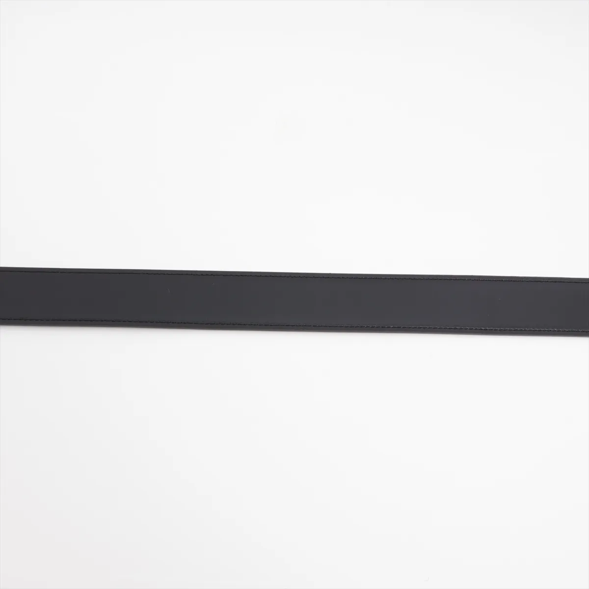 Constance H Belt W:2024 Belt 115 Box Calf x Togo White x Black x Gray — view 4
