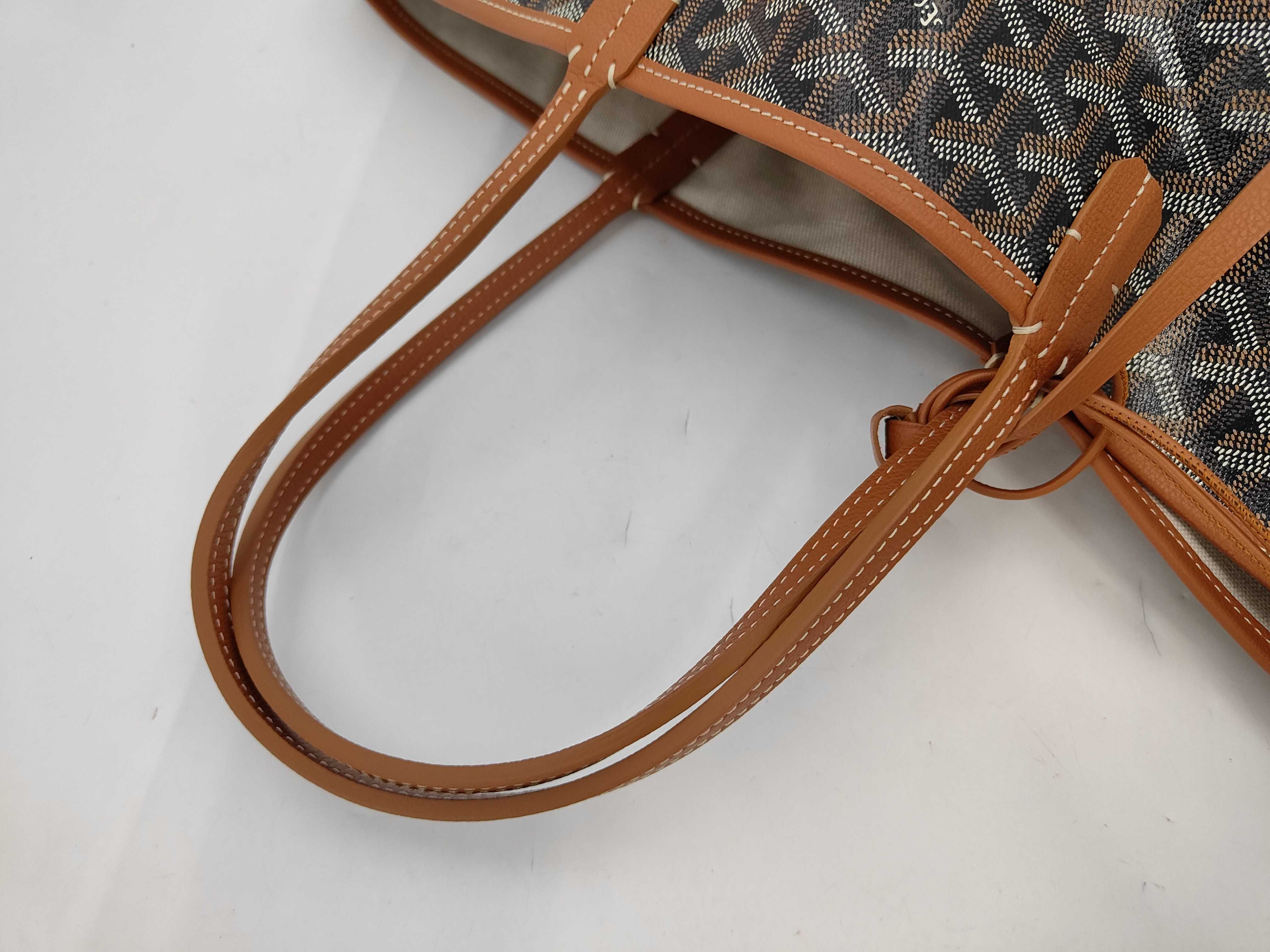 Saint Louis PM Brown Tote Bag with Pouch and Bag Clip (SUT020235) - Excellent Condition — view 4