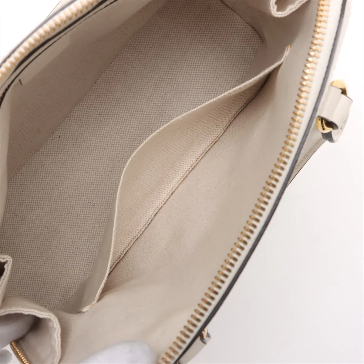 Horsebit 1955 Leather 2-Way Handbag, White, 621220 — view 9