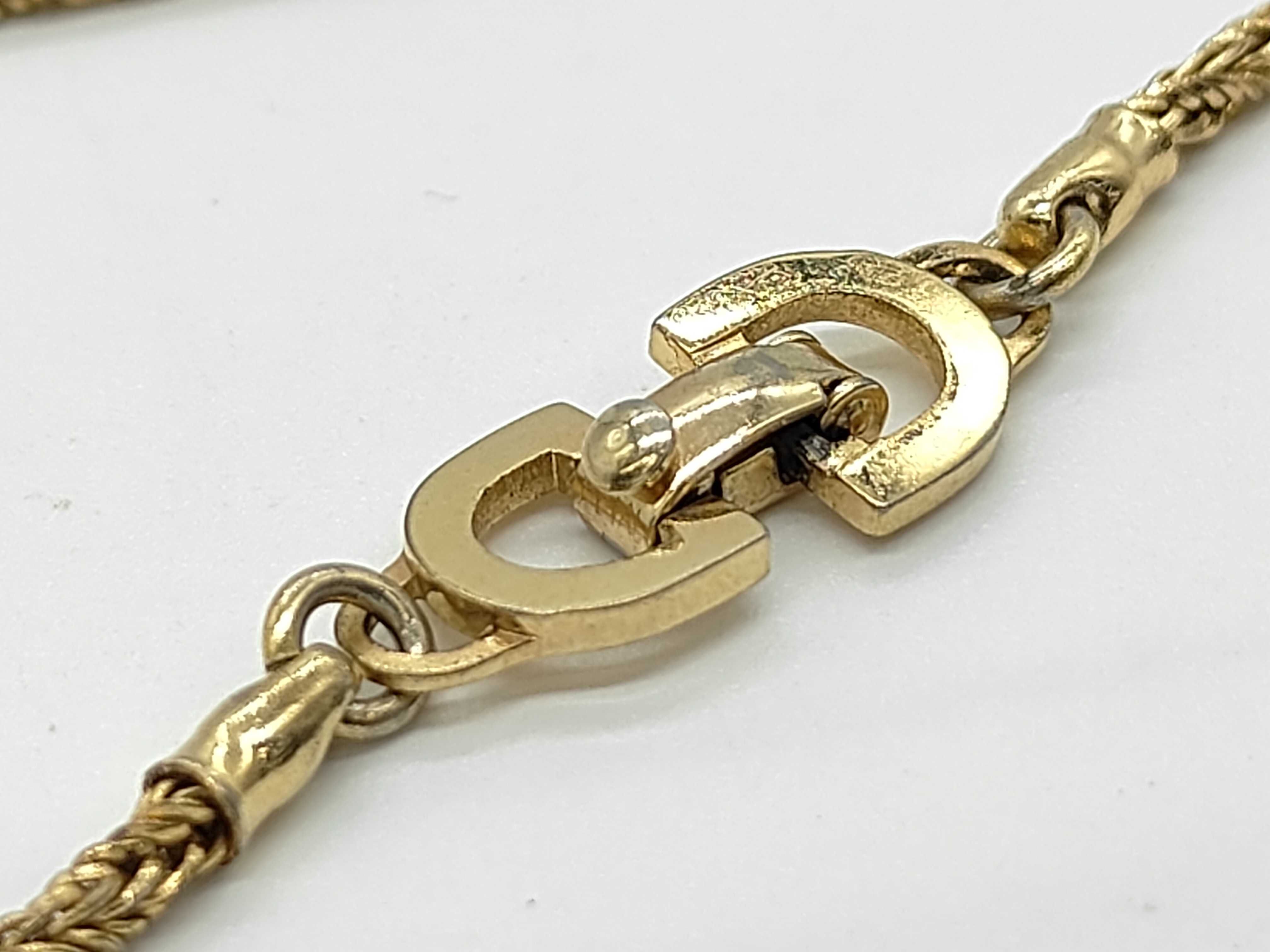 CD Logo Rope Chain Gold Bracelet (Bracelet/Bangle) — view 2