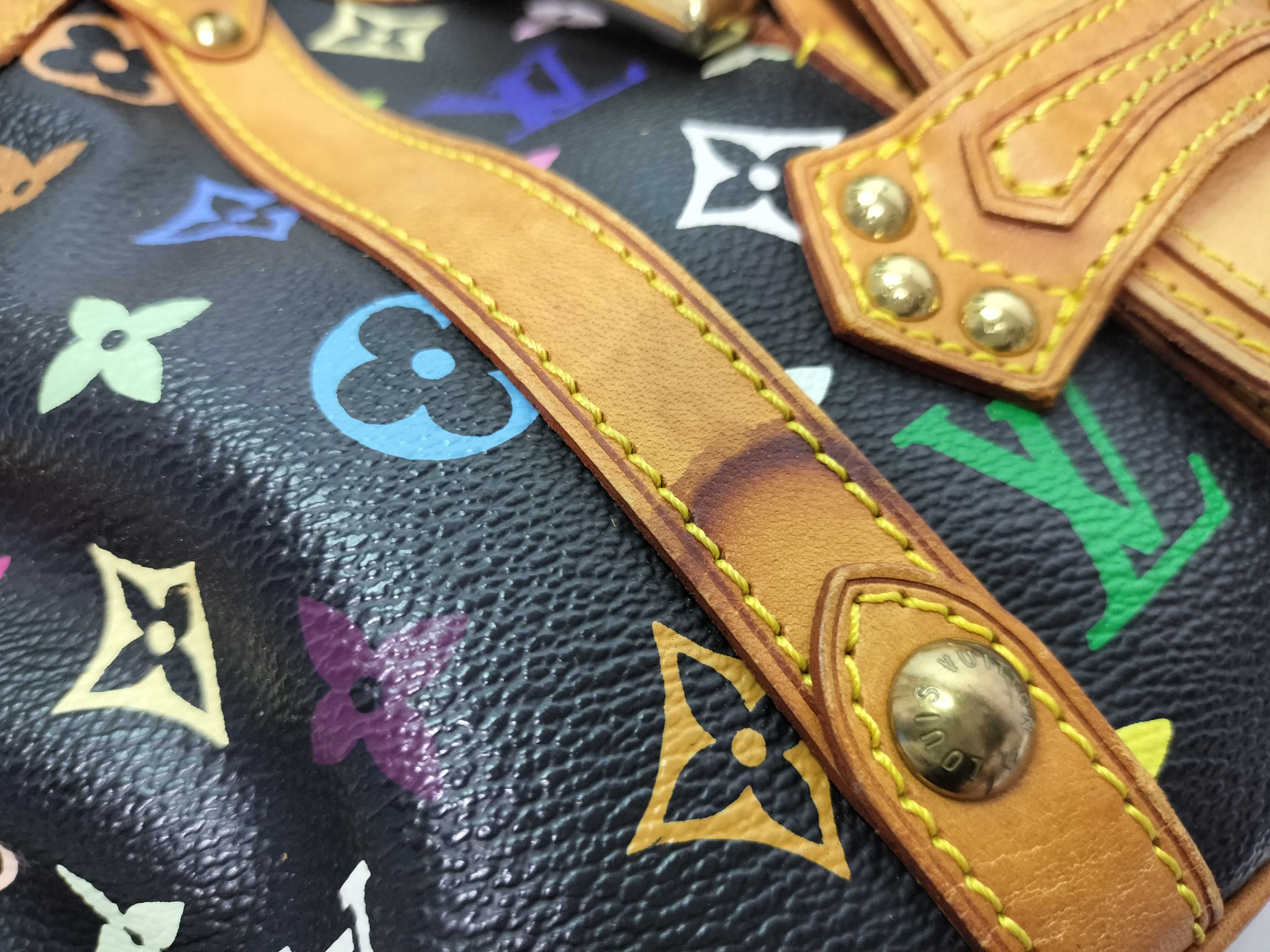 Monogram Multicolor Louis Vuitton Monogram Multi Teda PM Takashi Murakami Handbag — view 14
