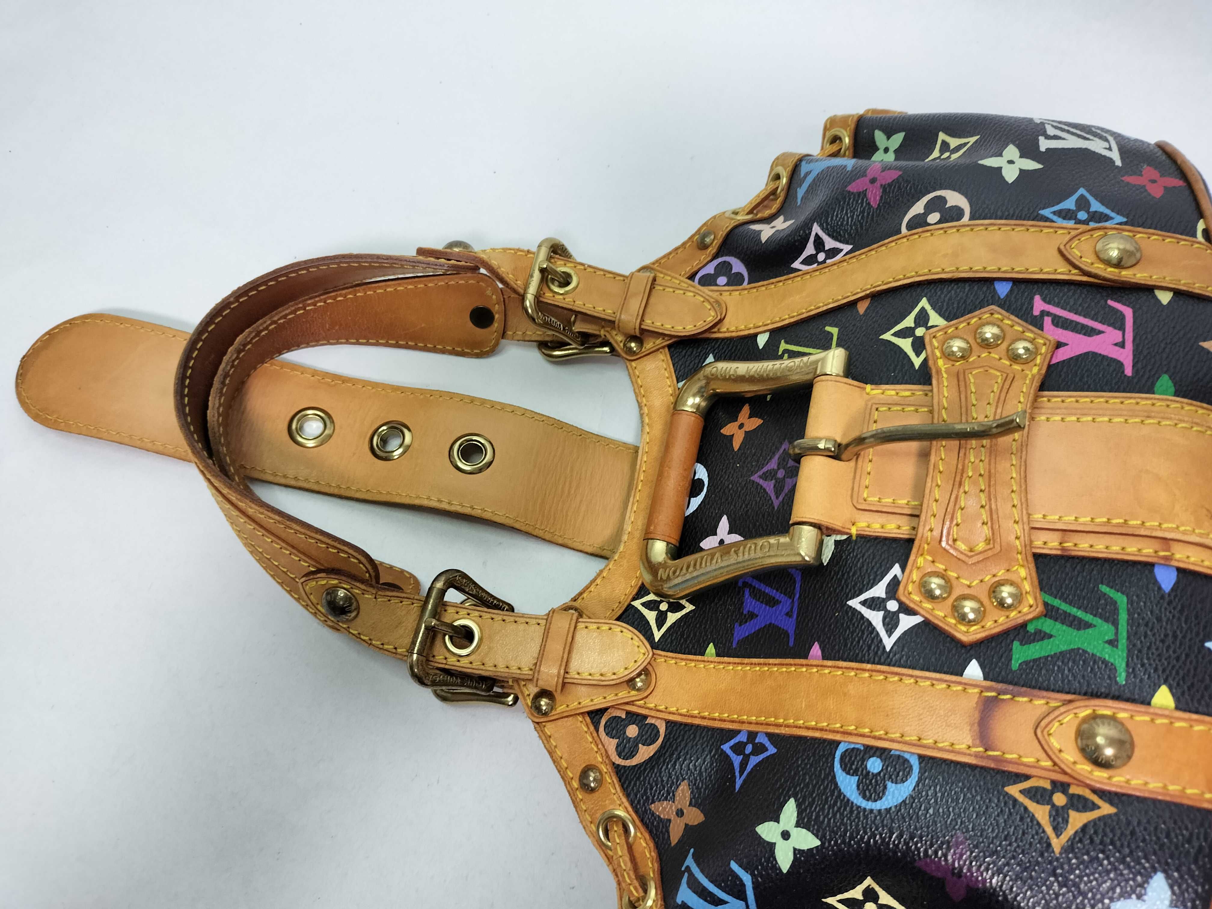 Monogram Multicolor Louis Vuitton Monogram Multi Teda PM Takashi Murakami Handbag — view 15