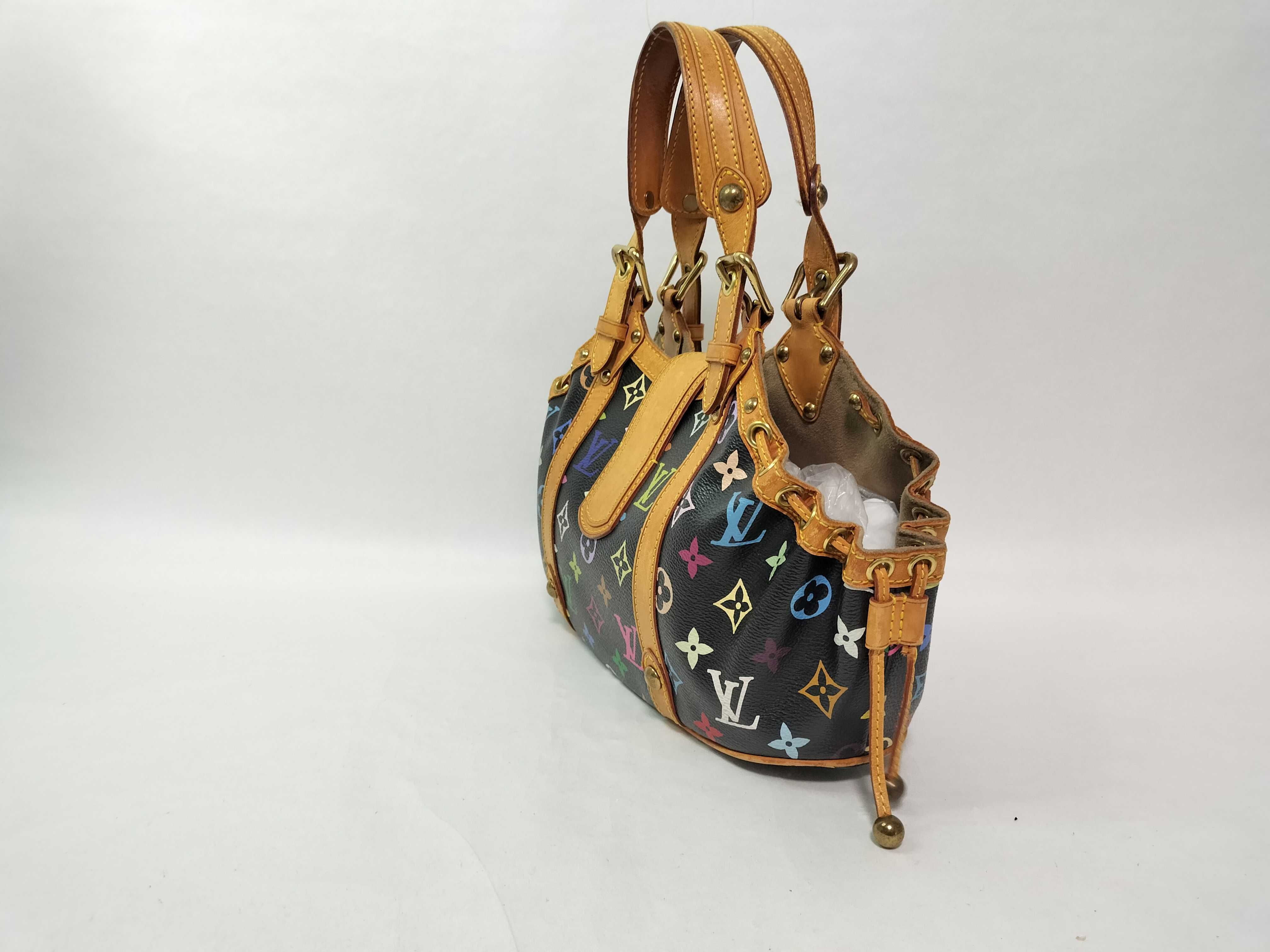 Monogram Multicolor Louis Vuitton Monogram Multi Teda PM Takashi Murakami Handbag — view 3