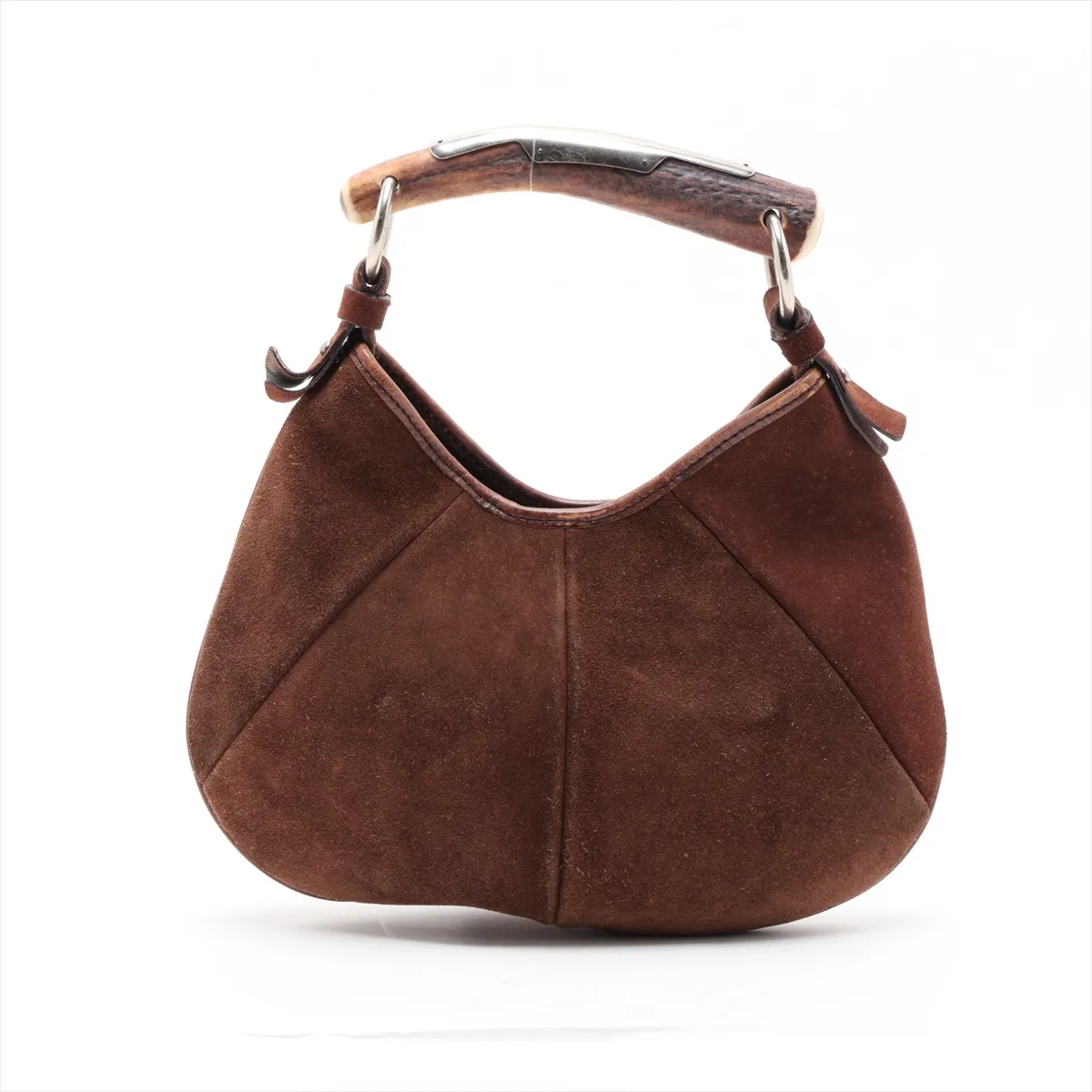 Mombasa 104938 Suede Handbag Brown — view 2