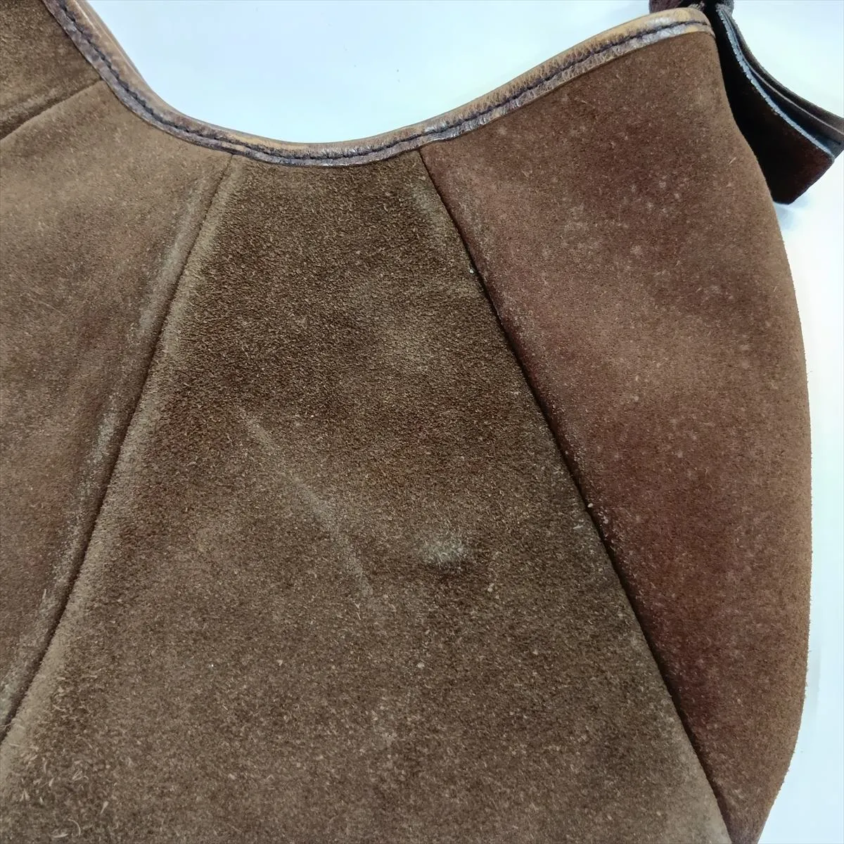 Mombasa 104938 Suede Handbag Brown — view 13