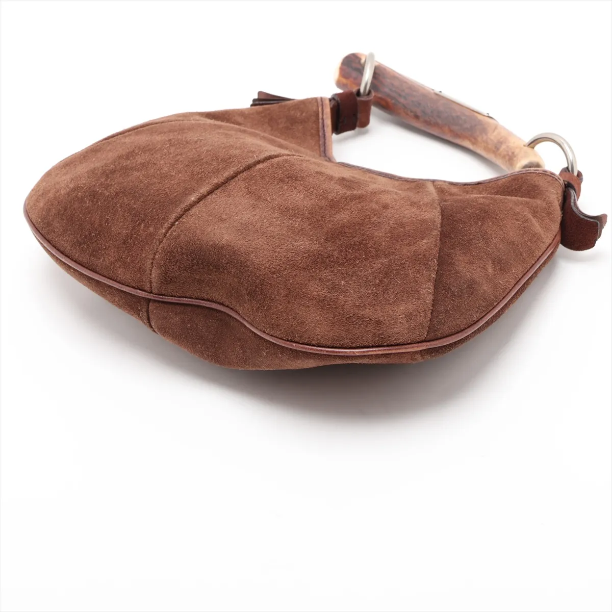 Mombasa 104938 Suede Handbag Brown — view 3