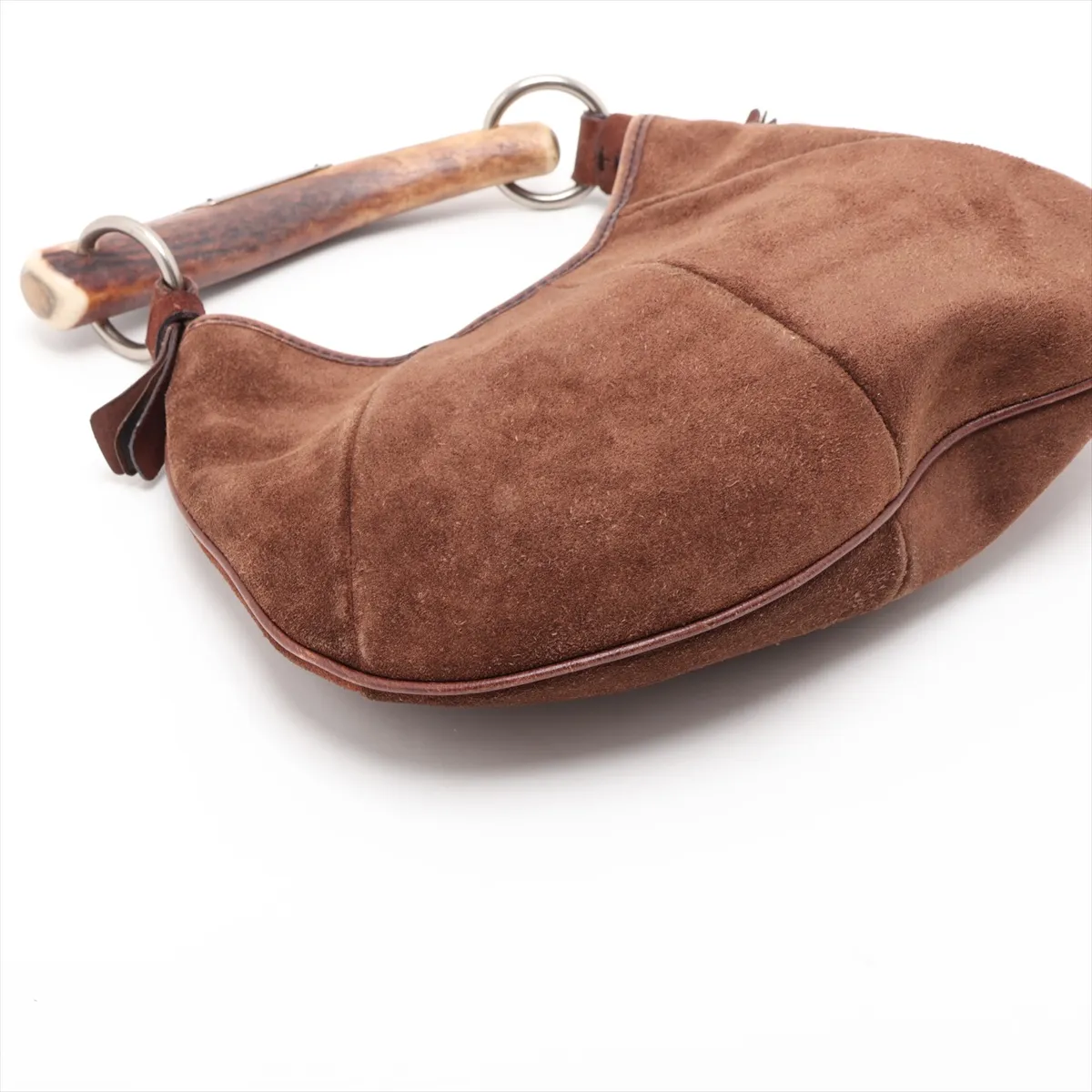 Mombasa 104938 Suede Handbag Brown — view 4