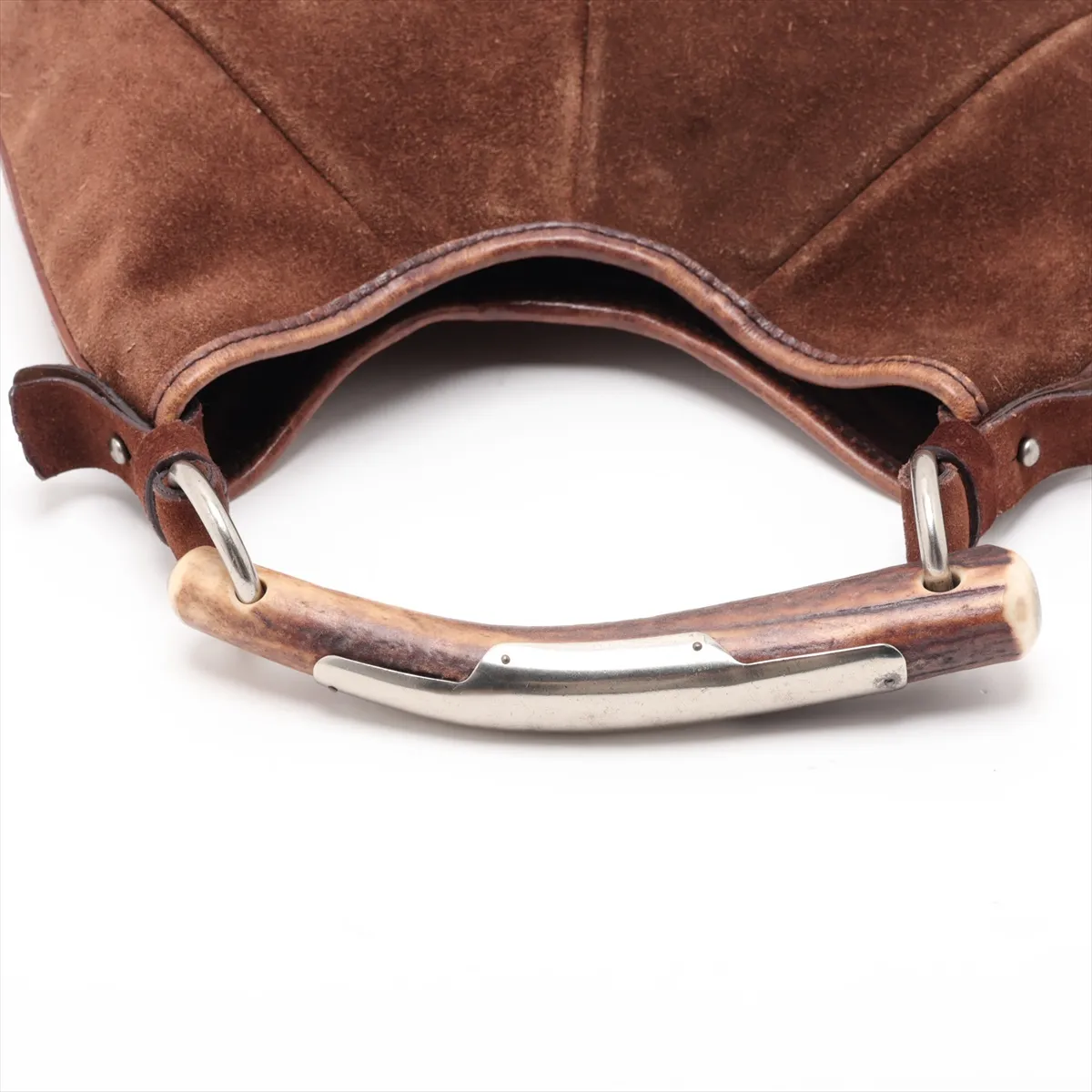 Mombasa 104938 Suede Handbag Brown — view 5