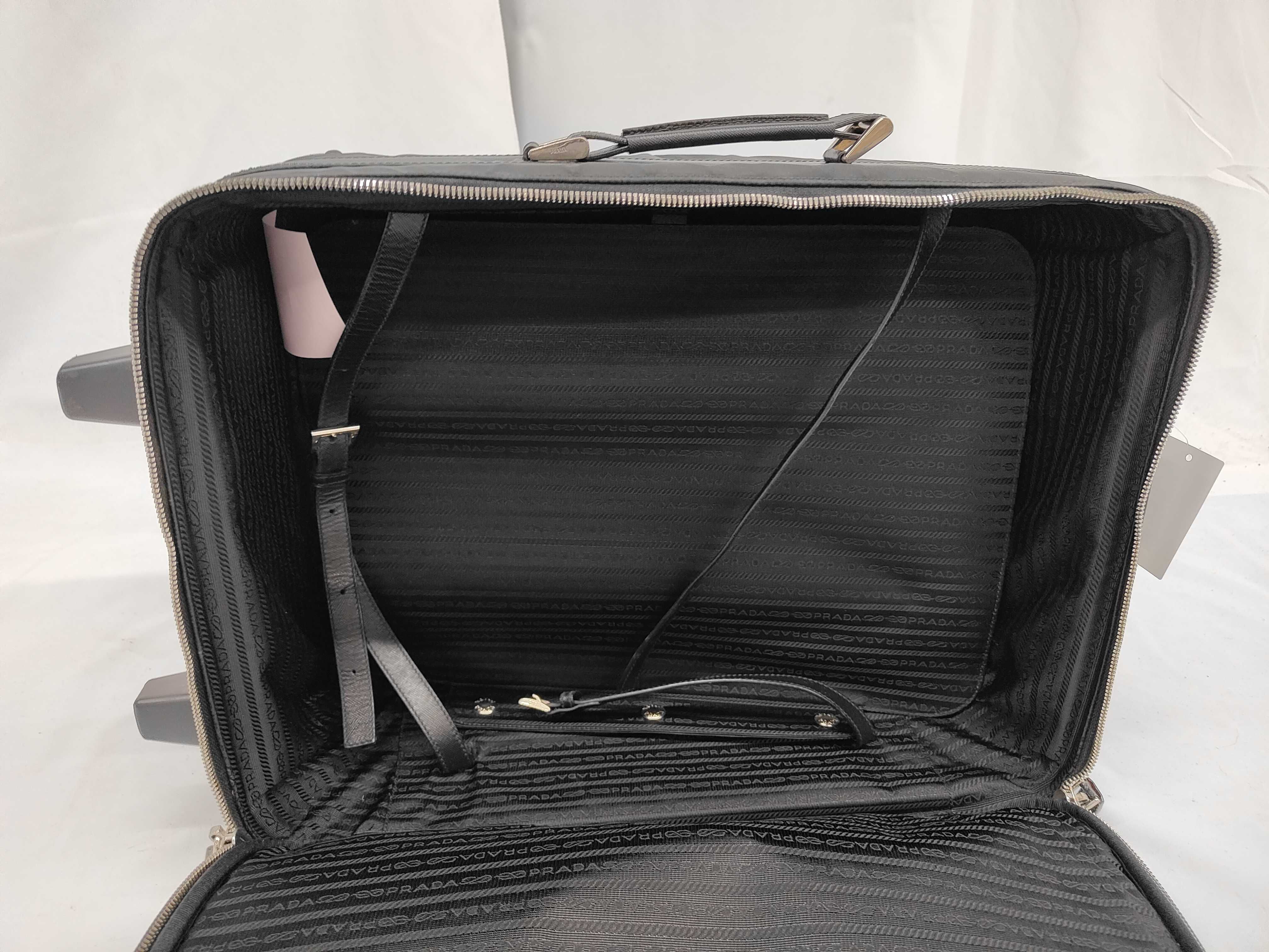 Carry Case Saffiano Leather Black Bag — view 7