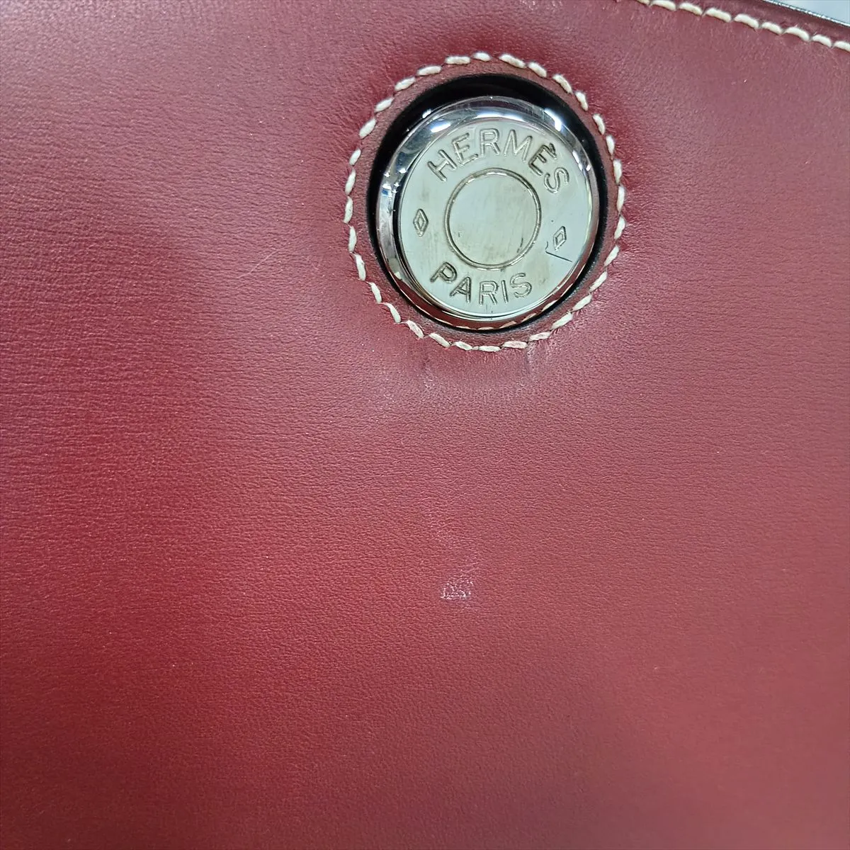 Hermès Dalvy MM Veau Chamonix Rouge H G: 2003 — view 14