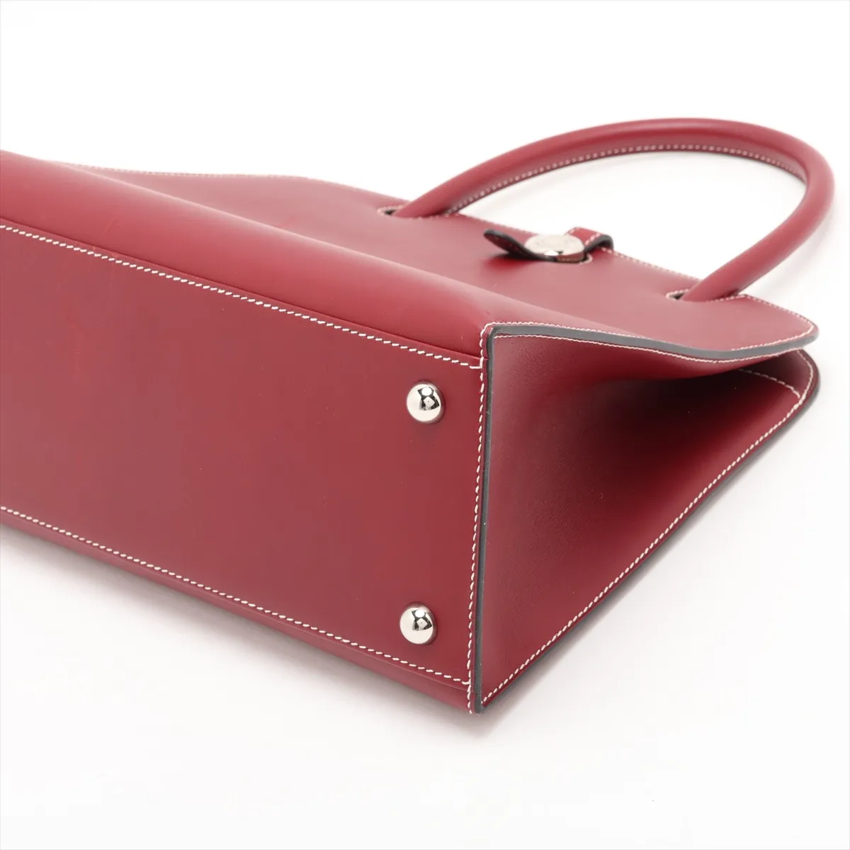 Hermès Dalvy MM Veau Chamonix Rouge H G: 2003 — view 3