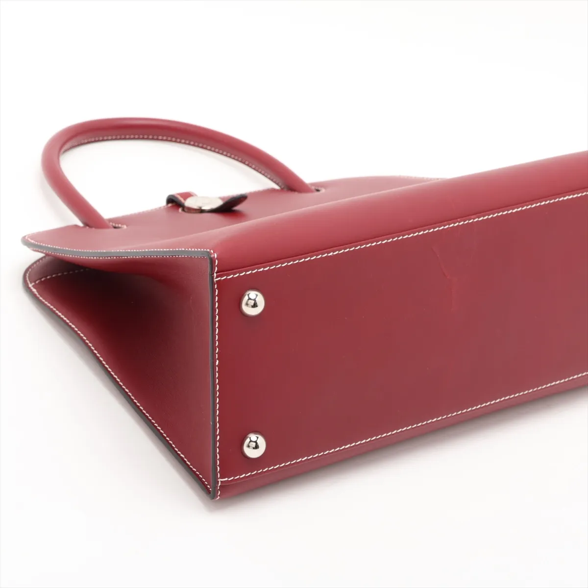 Hermès Dalvy MM Veau Chamonix Rouge H G: 2003 — view 4
