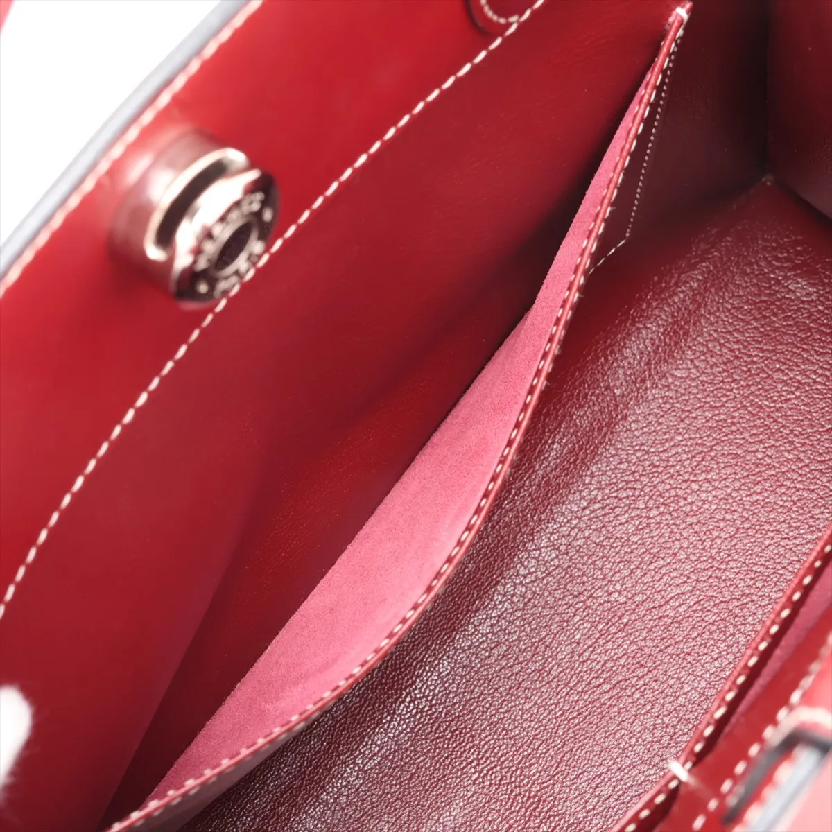 Hermès Dalvy MM Veau Chamonix Rouge H G: 2003 — view 8