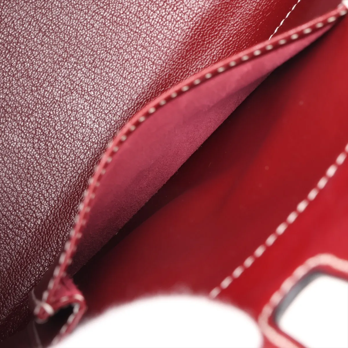 Hermès Dalvy MM Veau Chamonix Rouge H G: 2003 — view 10