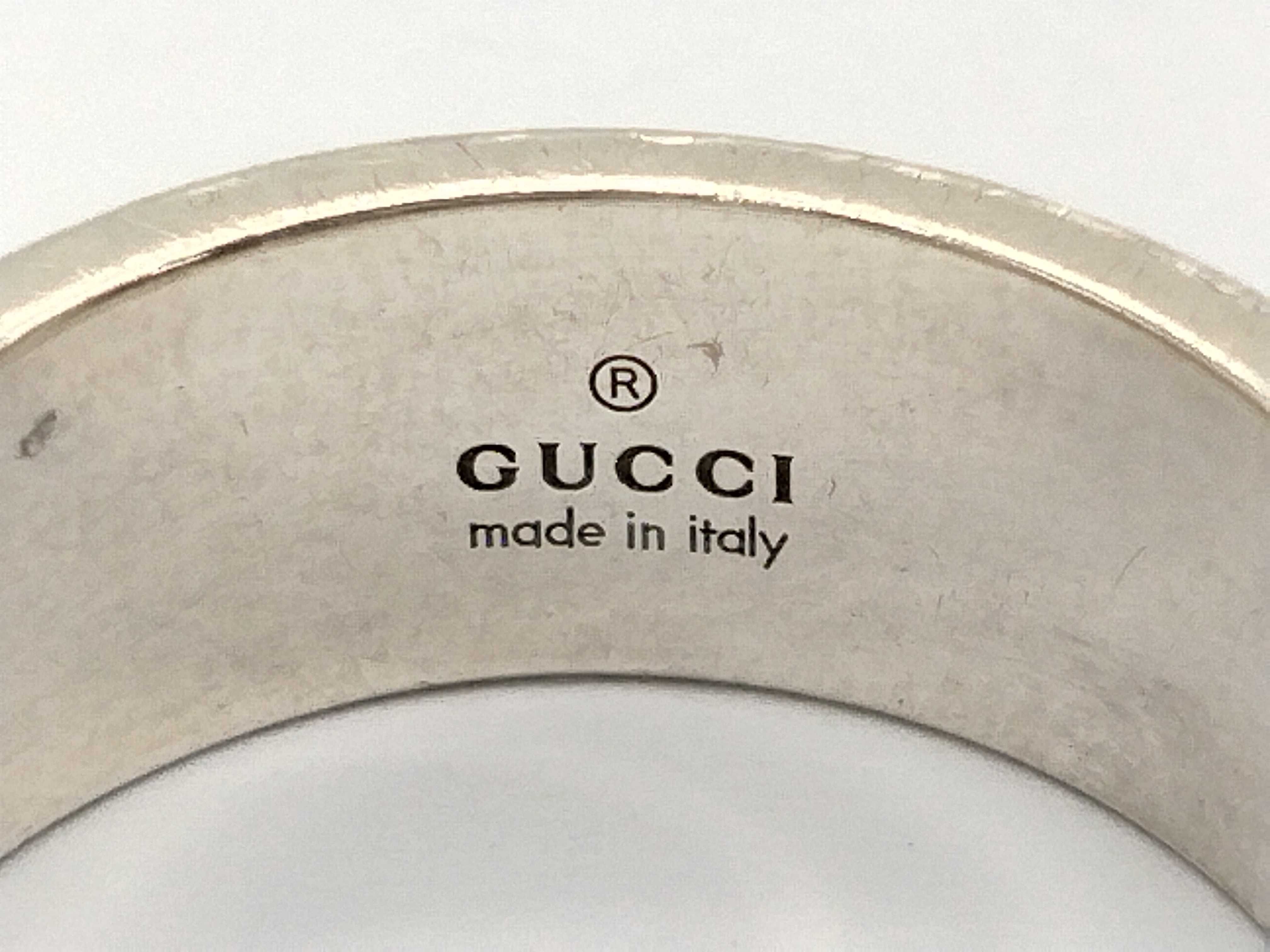 Branded G Logo Sterling Silver 925 Ring — view 6