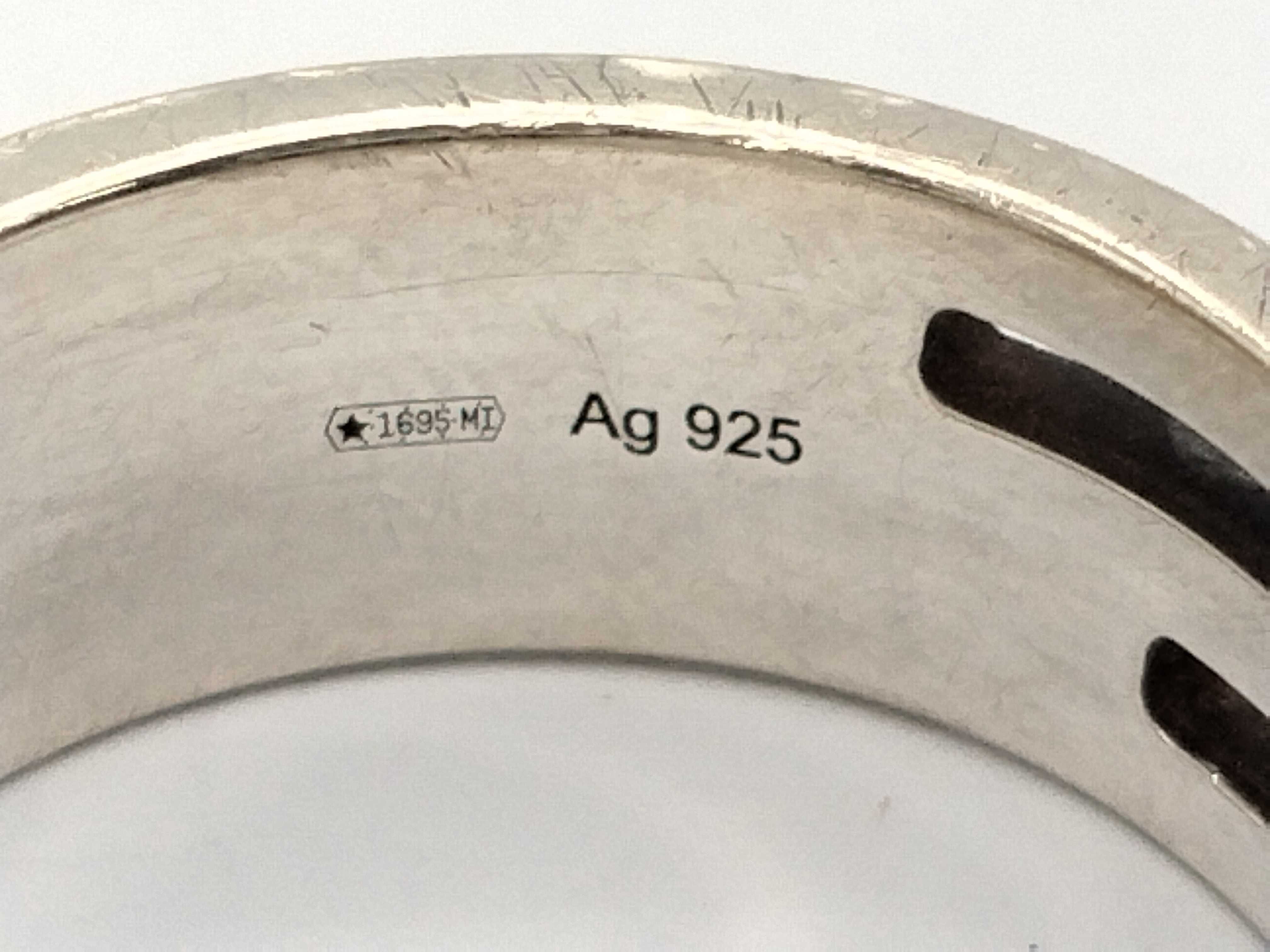 Branded G Logo Sterling Silver 925 Ring — view 7