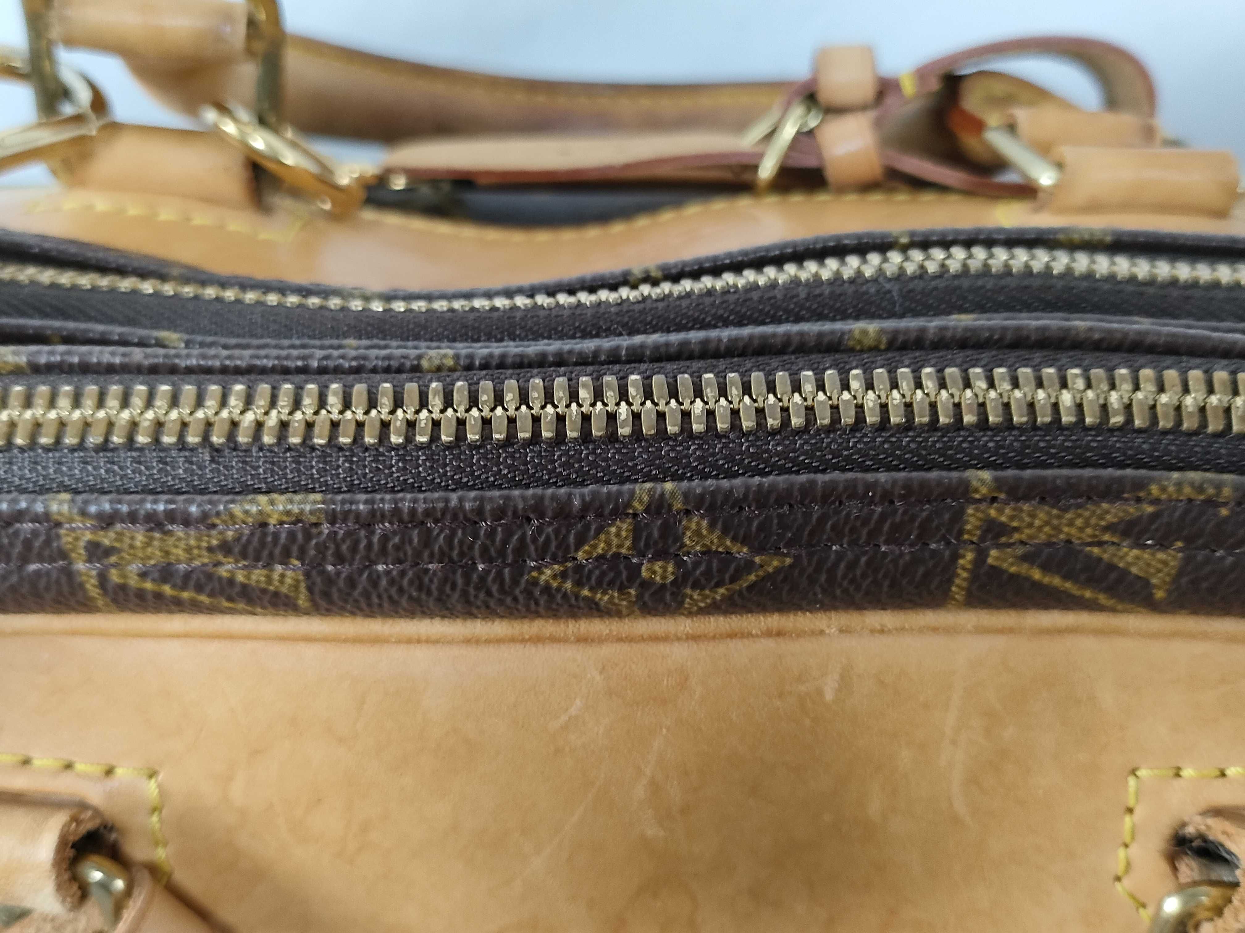 Monogram Louis Vuitton Monogram Alizé de Poche M41392 VI1000 Brown Boston Bag — view 6