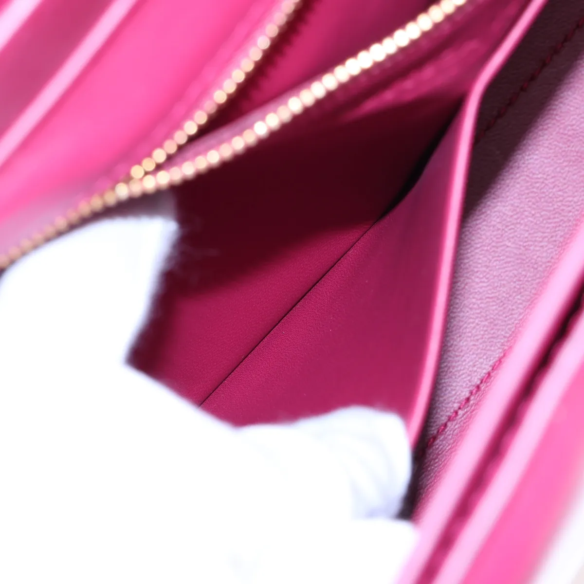 Marie Leather Shoulder Bag, Pink — view 9