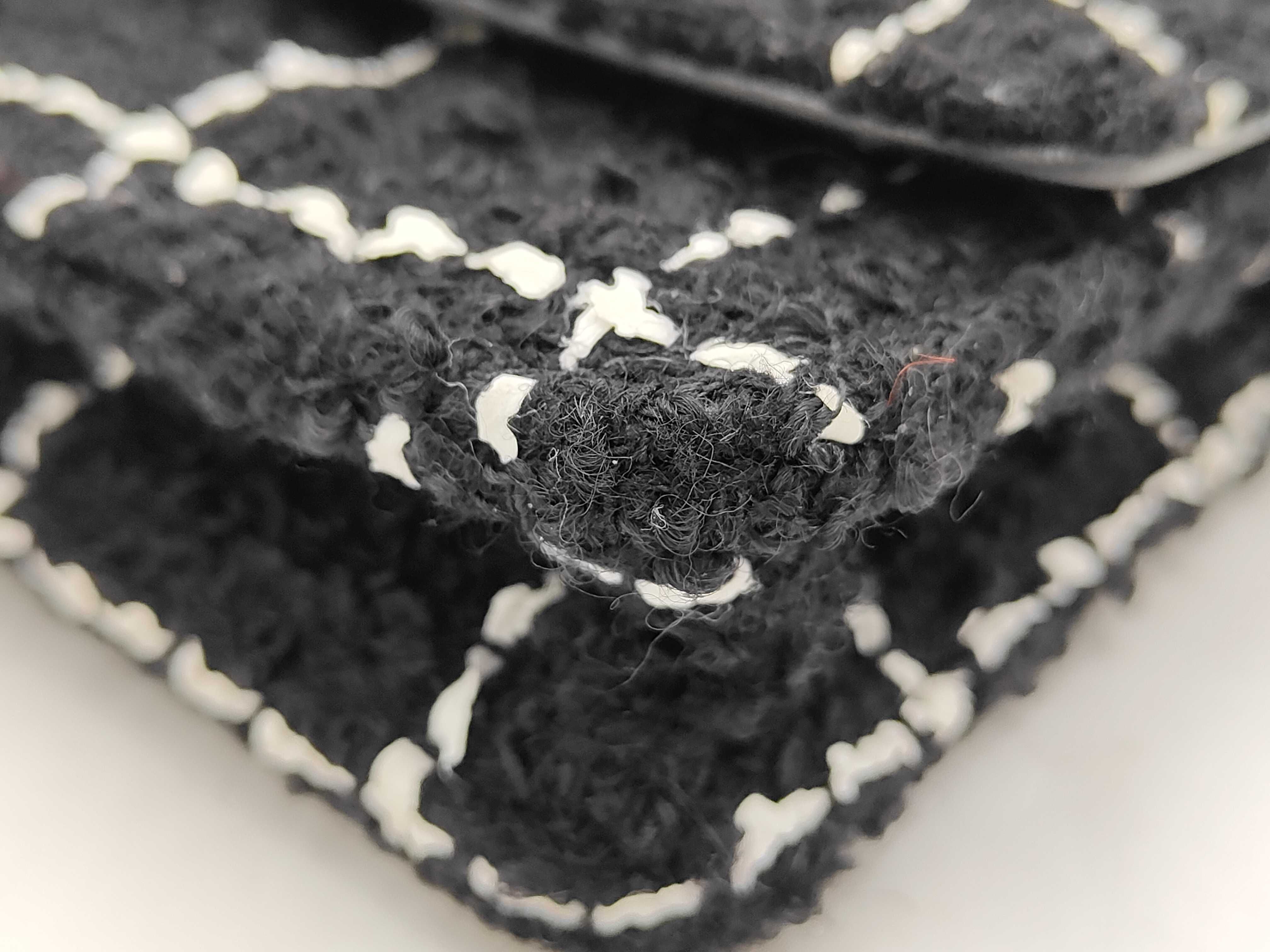 Tweed Black x White Mini Bag RFID Shoulder Bag — view 7