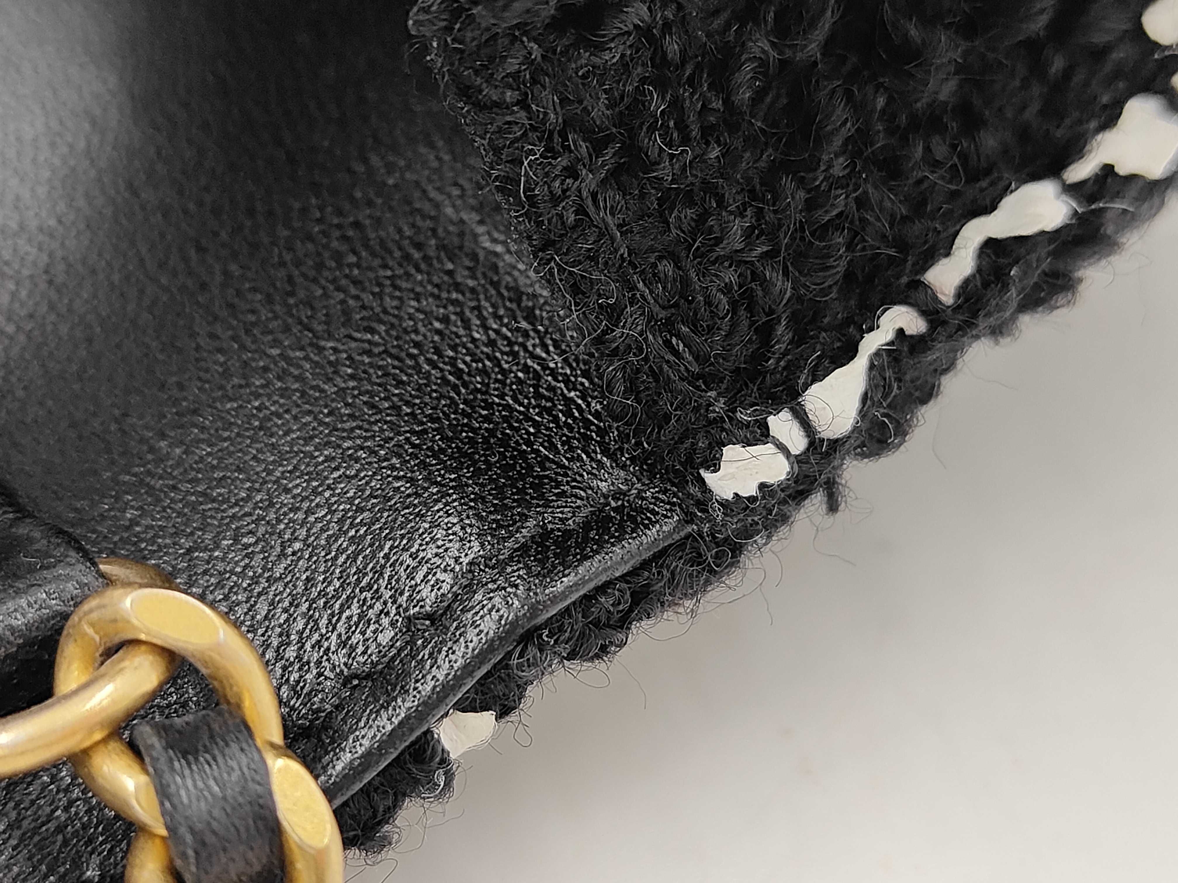 Tweed Black x White Mini Bag RFID Shoulder Bag — view 9