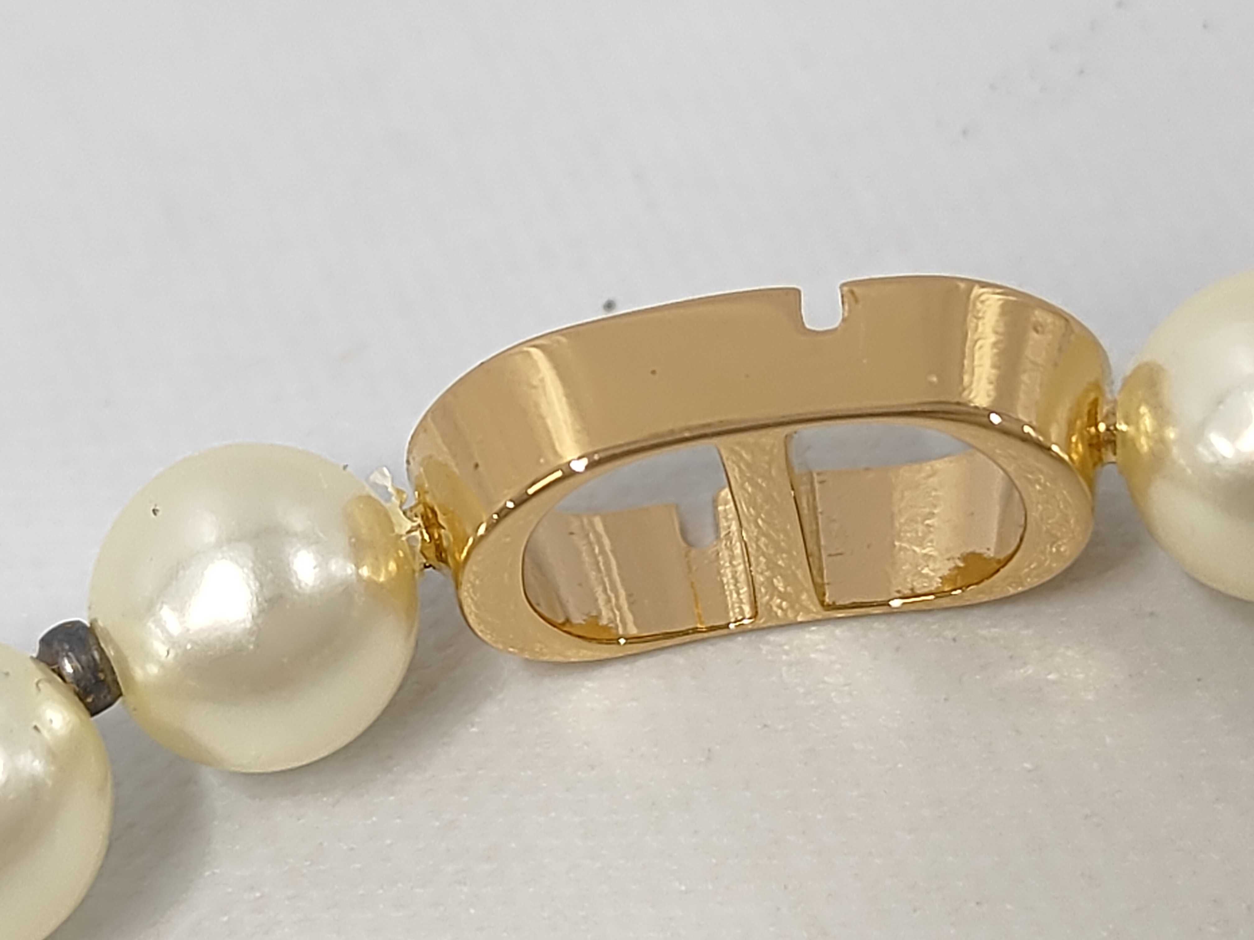 CD Logo Pearl Bracelet (Bracelet/Bangle) — view 6