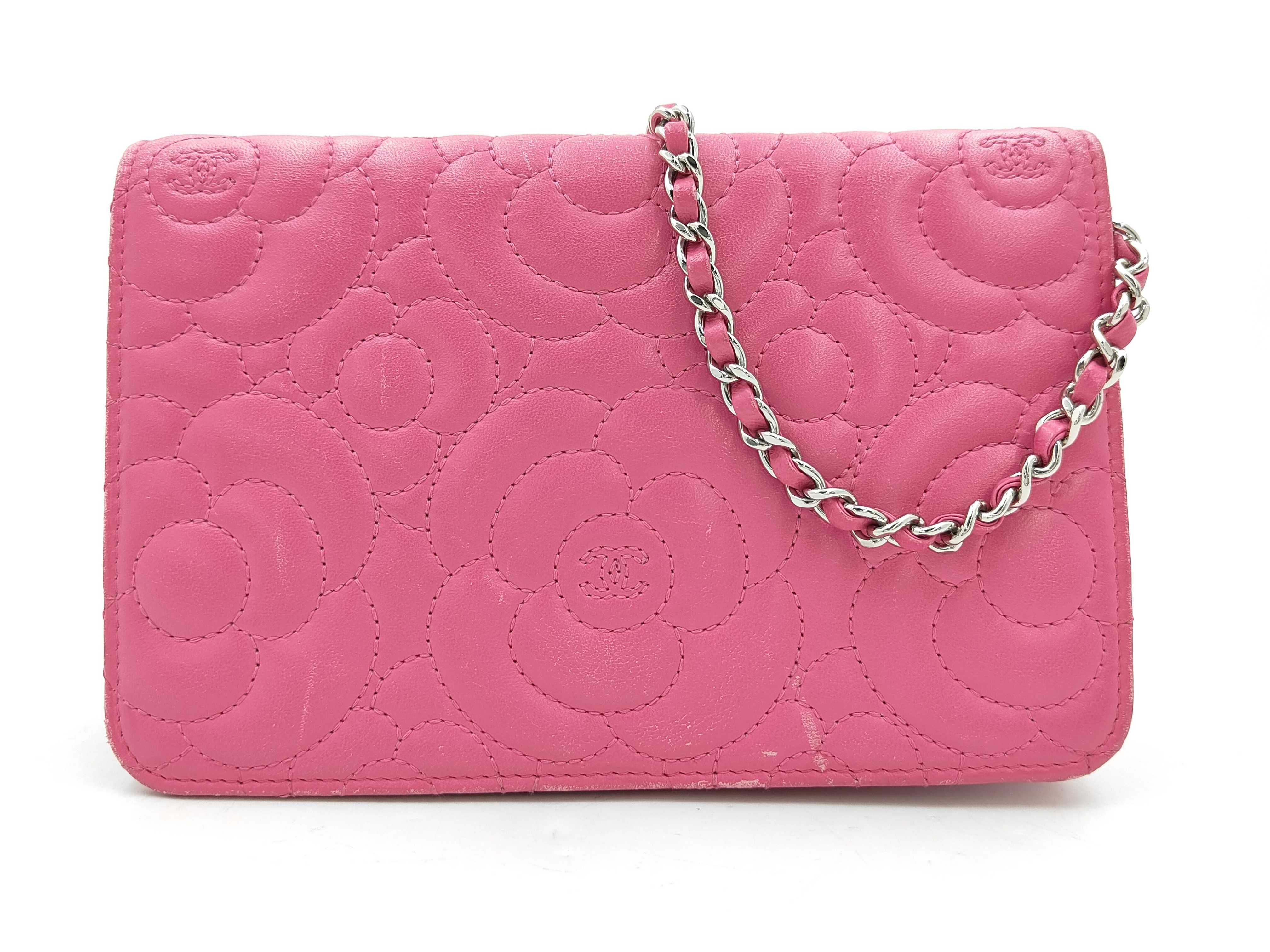 Camellia Chain Wallet Shoulder Bag
