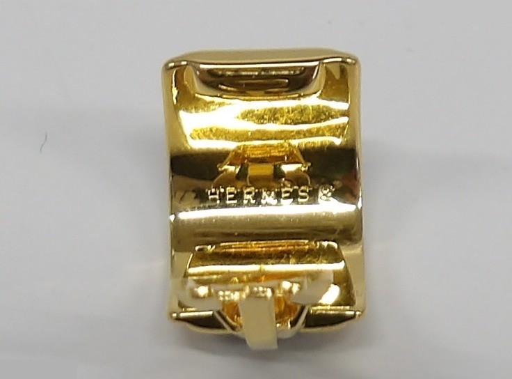 Hermès enamel earrings — view 3