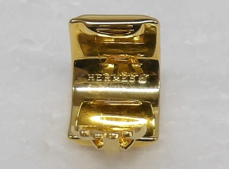 Hermès enamel earrings — view 4