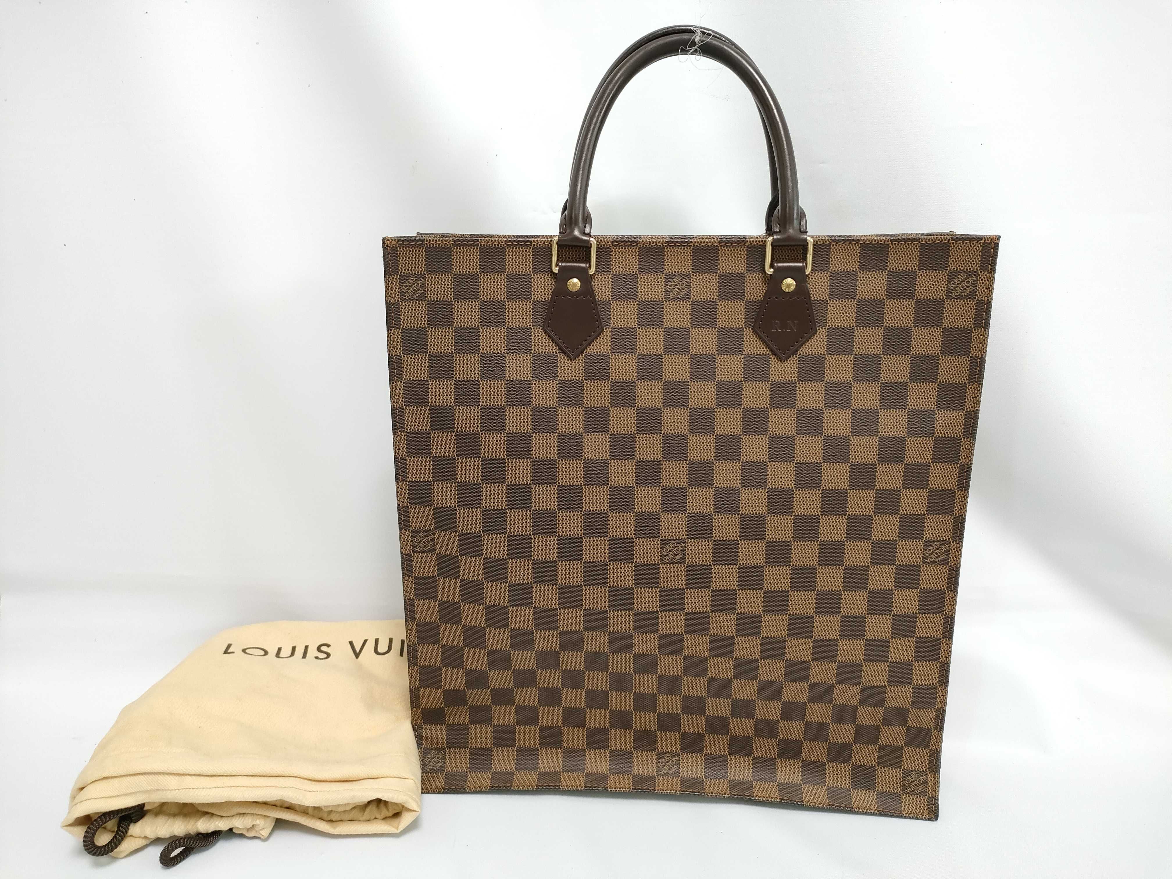 Damier Louis Vuitton Damier Sac Plat Handbag