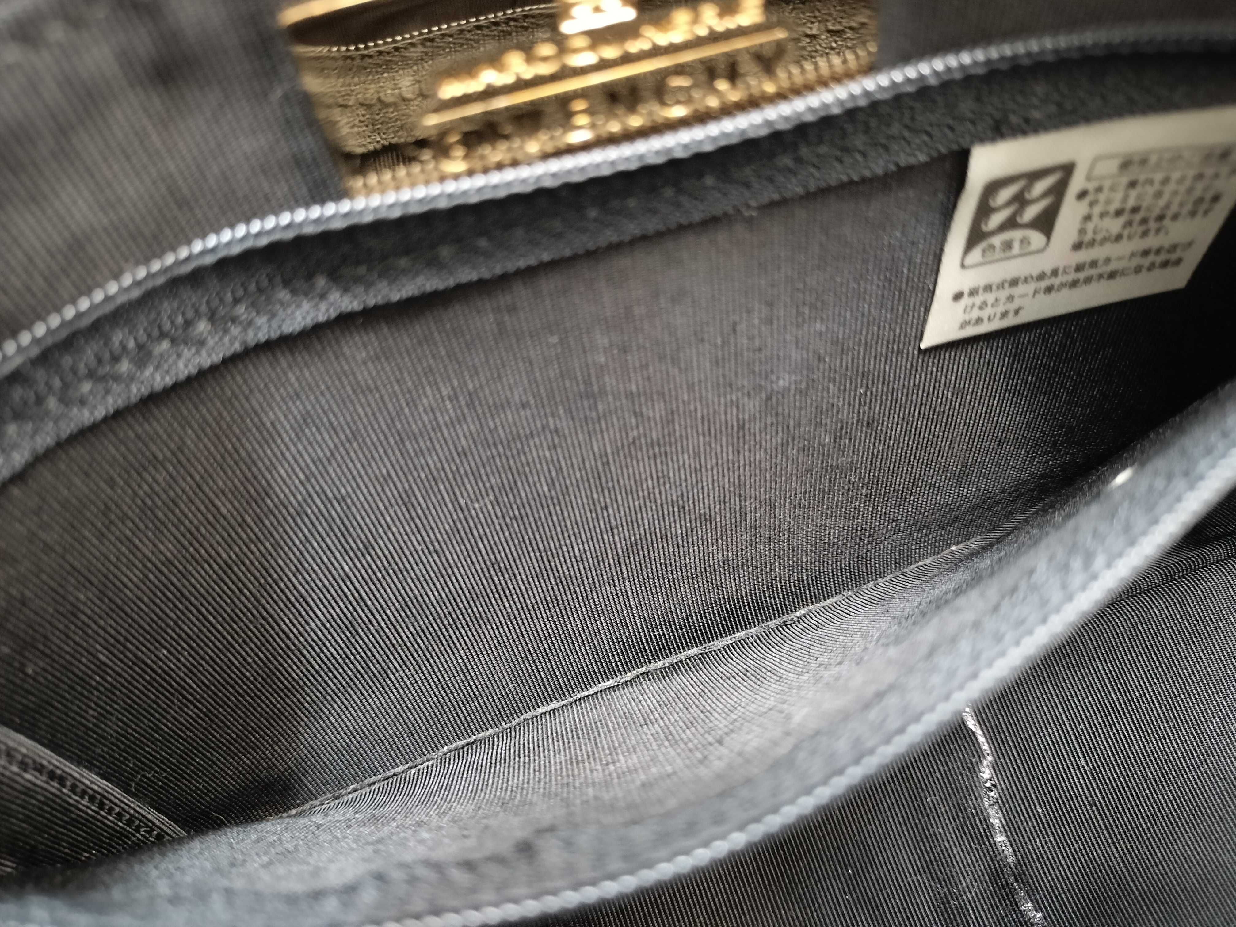 Leather Handbag, Black — view 14
