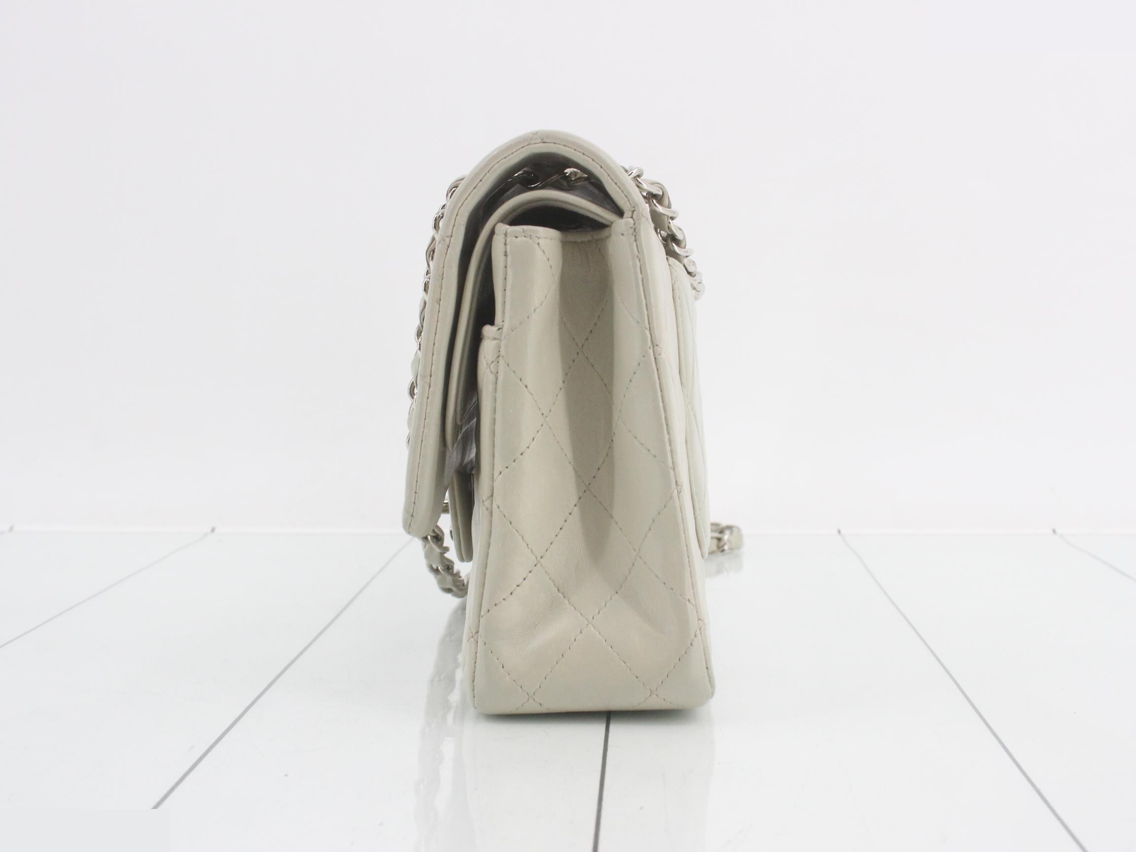 Matelassé Leather Double Flap Double Chain Shoulder Bag — view 3