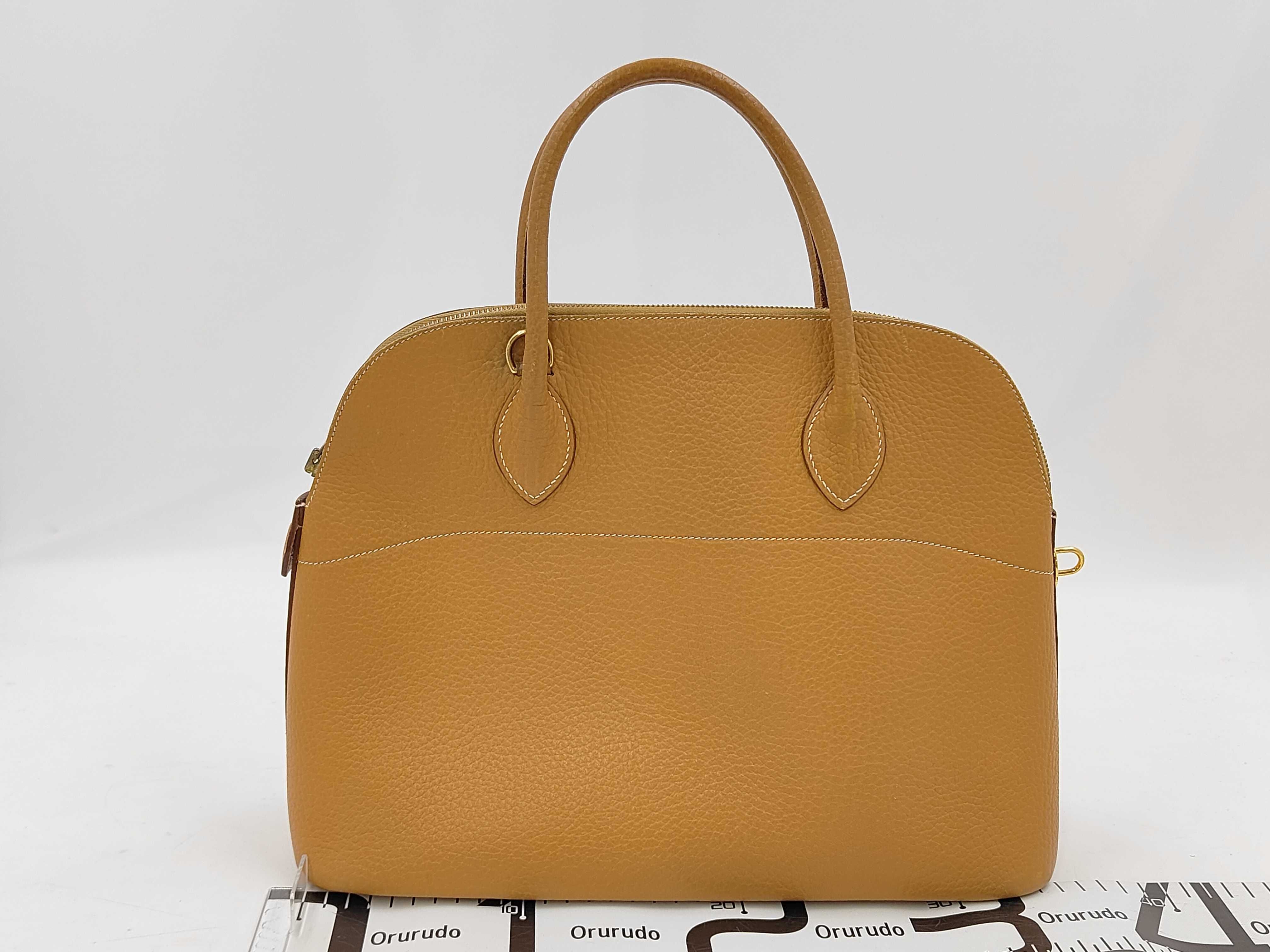 Bolide 35 Stamp H Beige Handbag — view 2