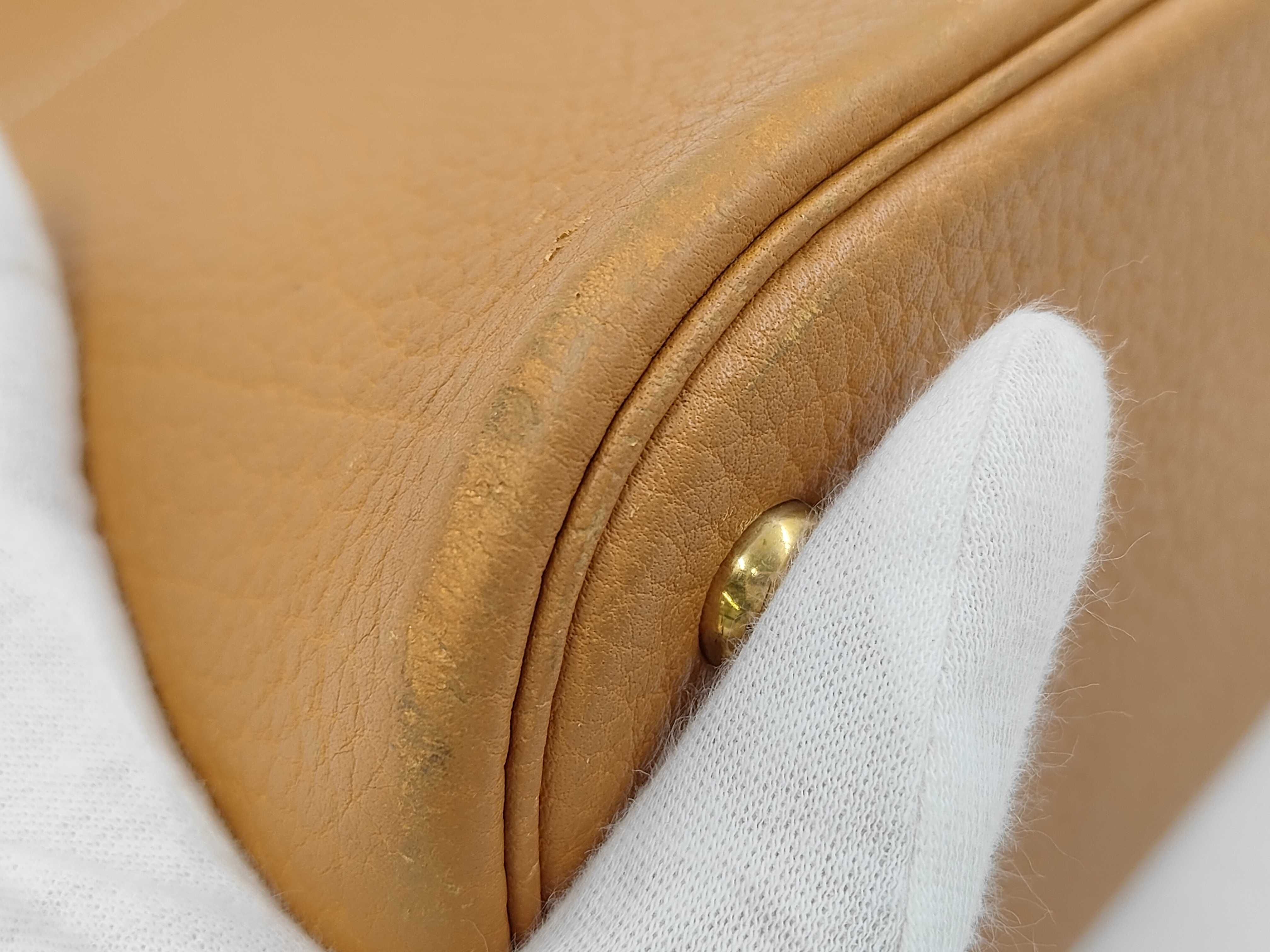 Bolide 35 Stamp H Beige Handbag — view 3