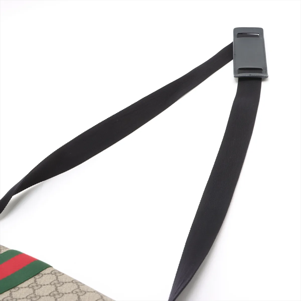 GG Supreme PVC x Leather Shoulder Bag Beige 475432 — view 5