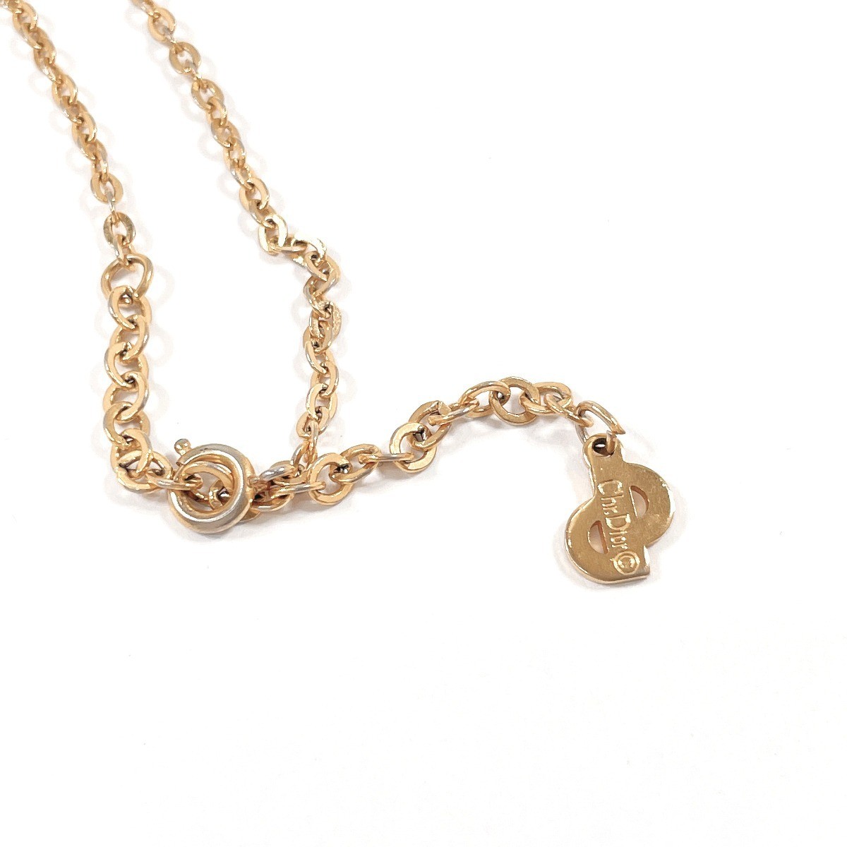 Logo Vintage Necklace, Metal, Chain approx. 44cm — view 4