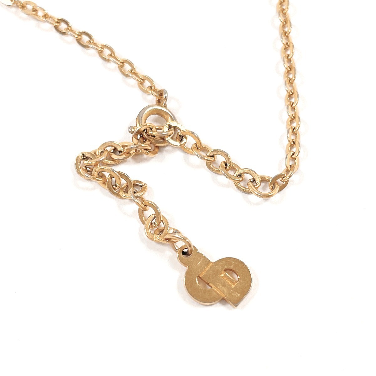 Logo Vintage Necklace, Metal, Chain approx. 44cm — view 5