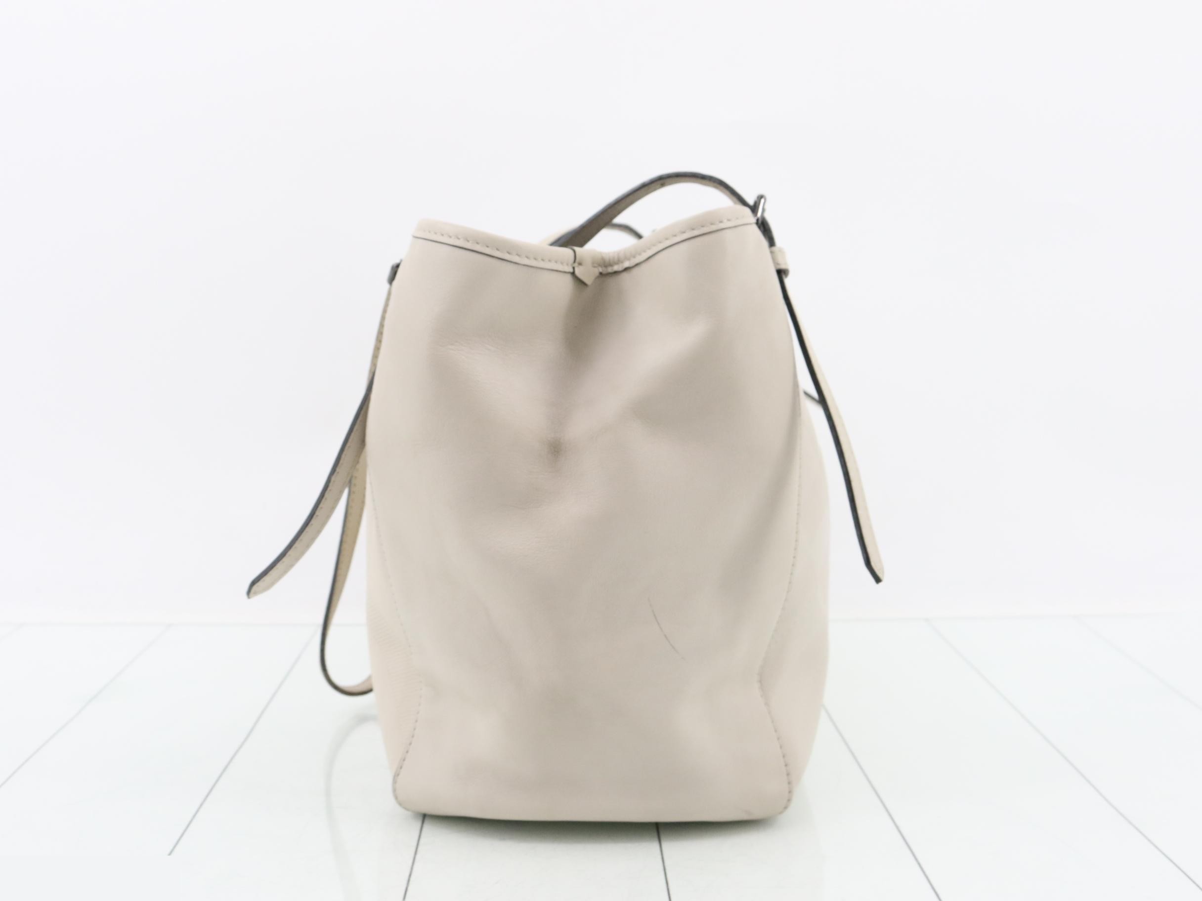 leather tote bag — view 3