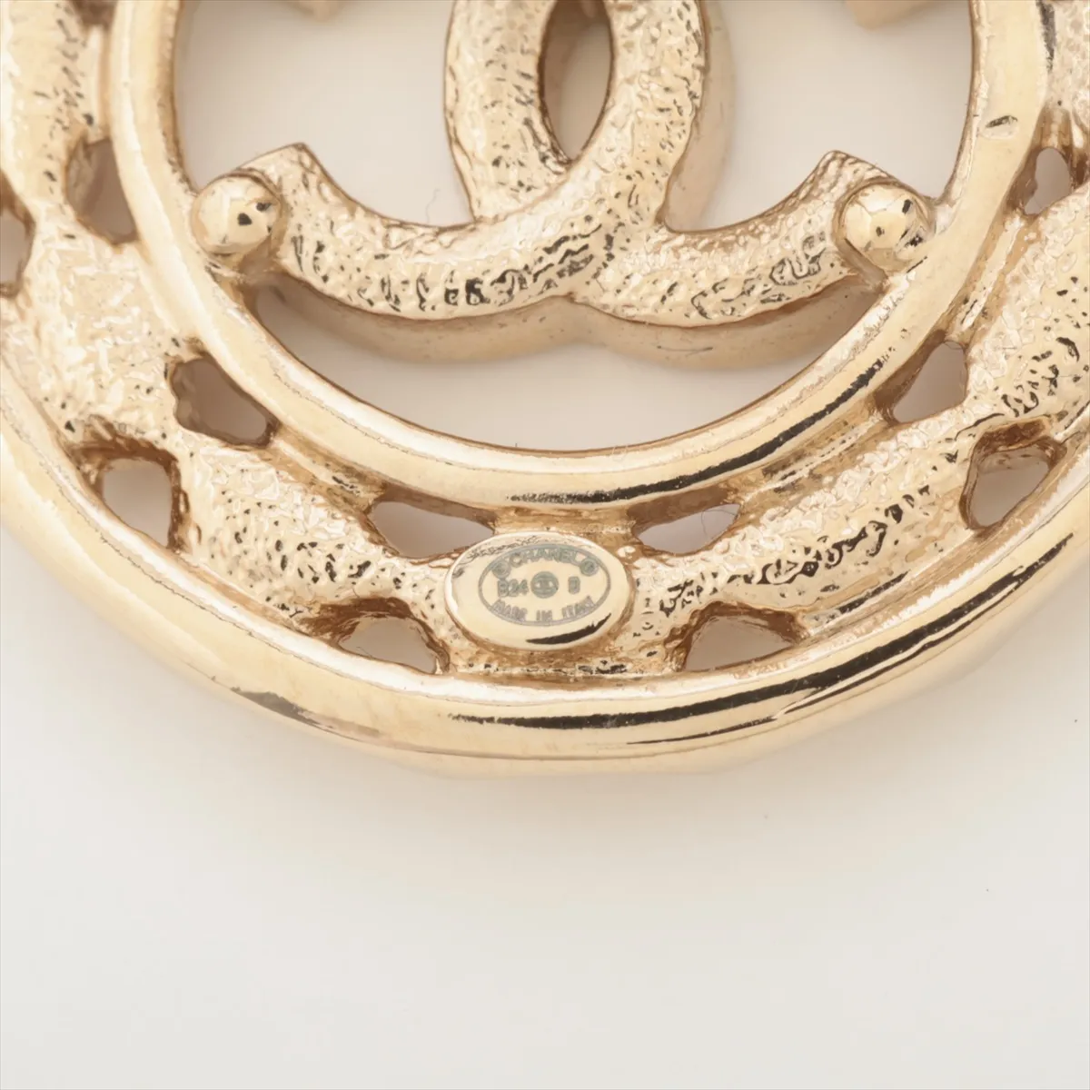 Cocomark B24B Earrings (for both ears) GP x Rhinestone Gold — view 5