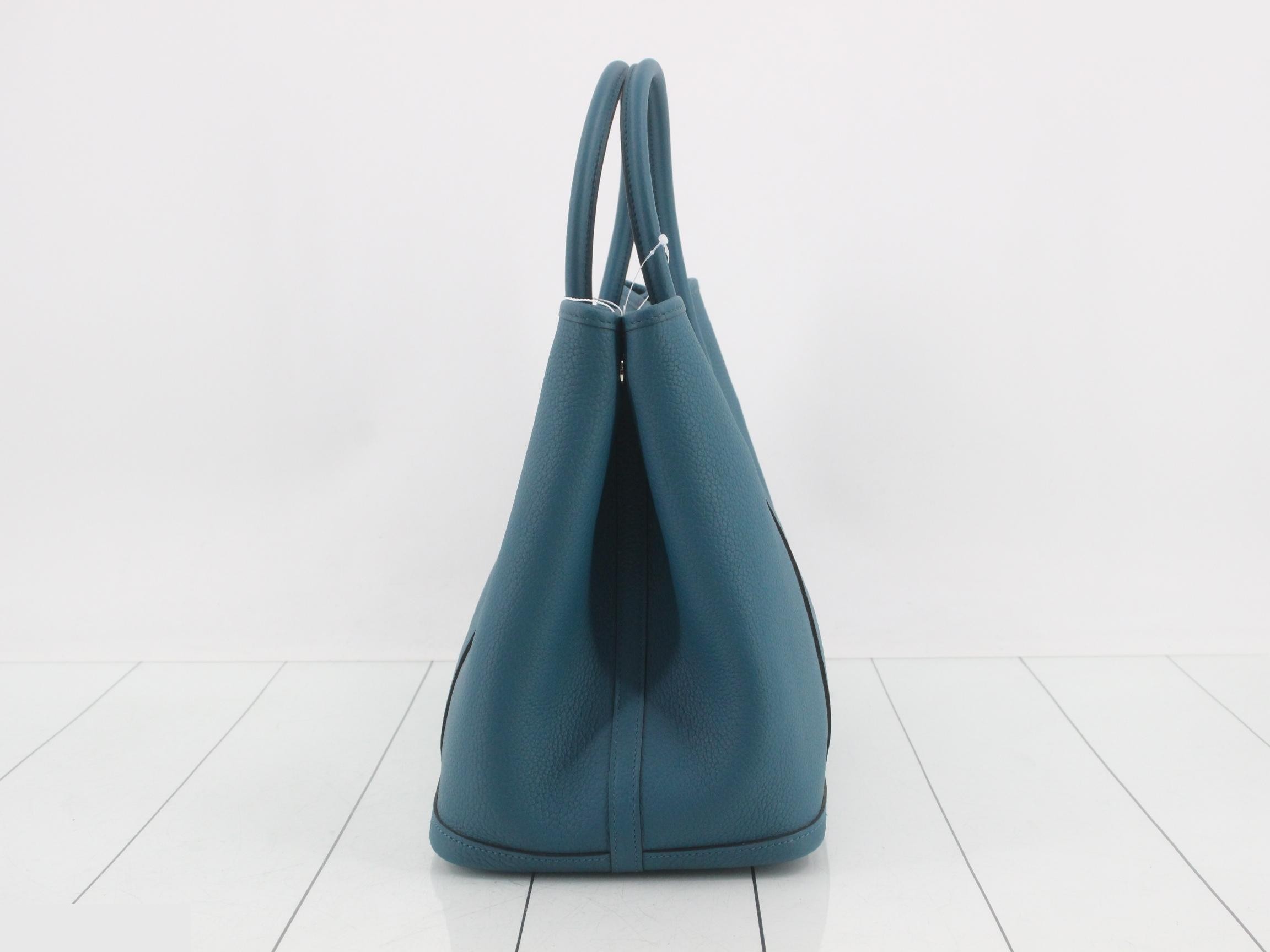 Garden Party PM Leather Tote Bag (Y stamp) — view 3
